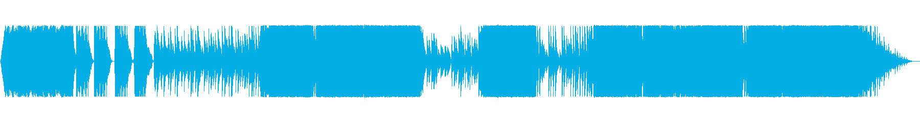 ピアノを使った海や秋をイメージした曲の再生済みの波形