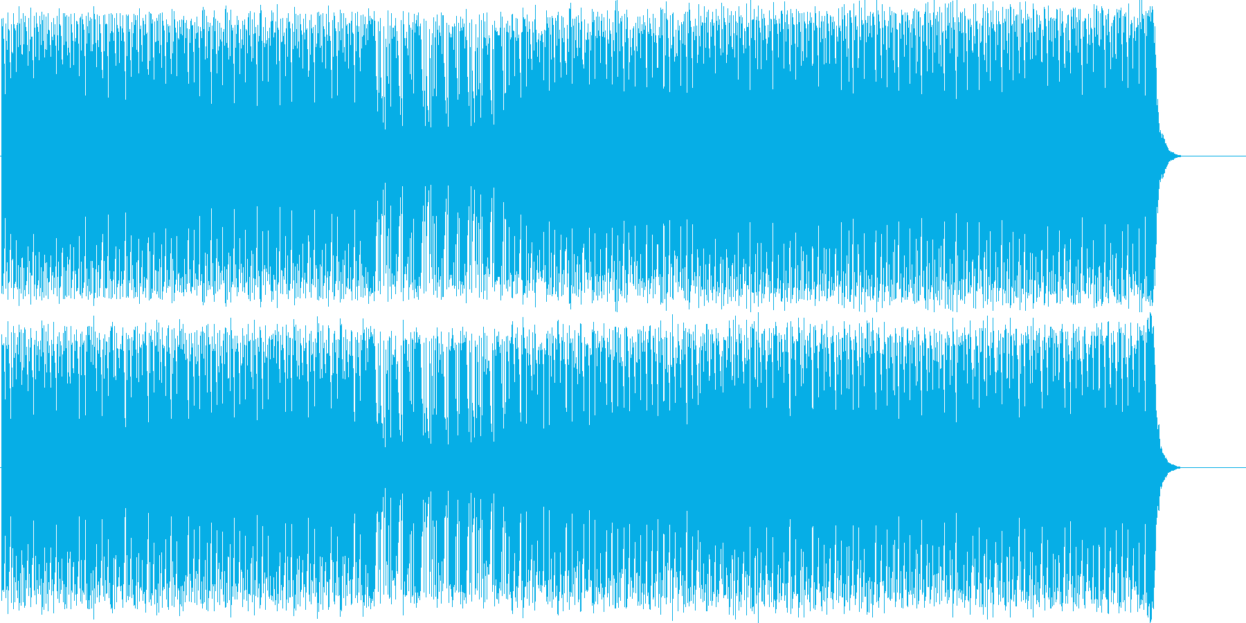 淡々と、かつ力強く歩みを進めるロックの再生済みの波形
