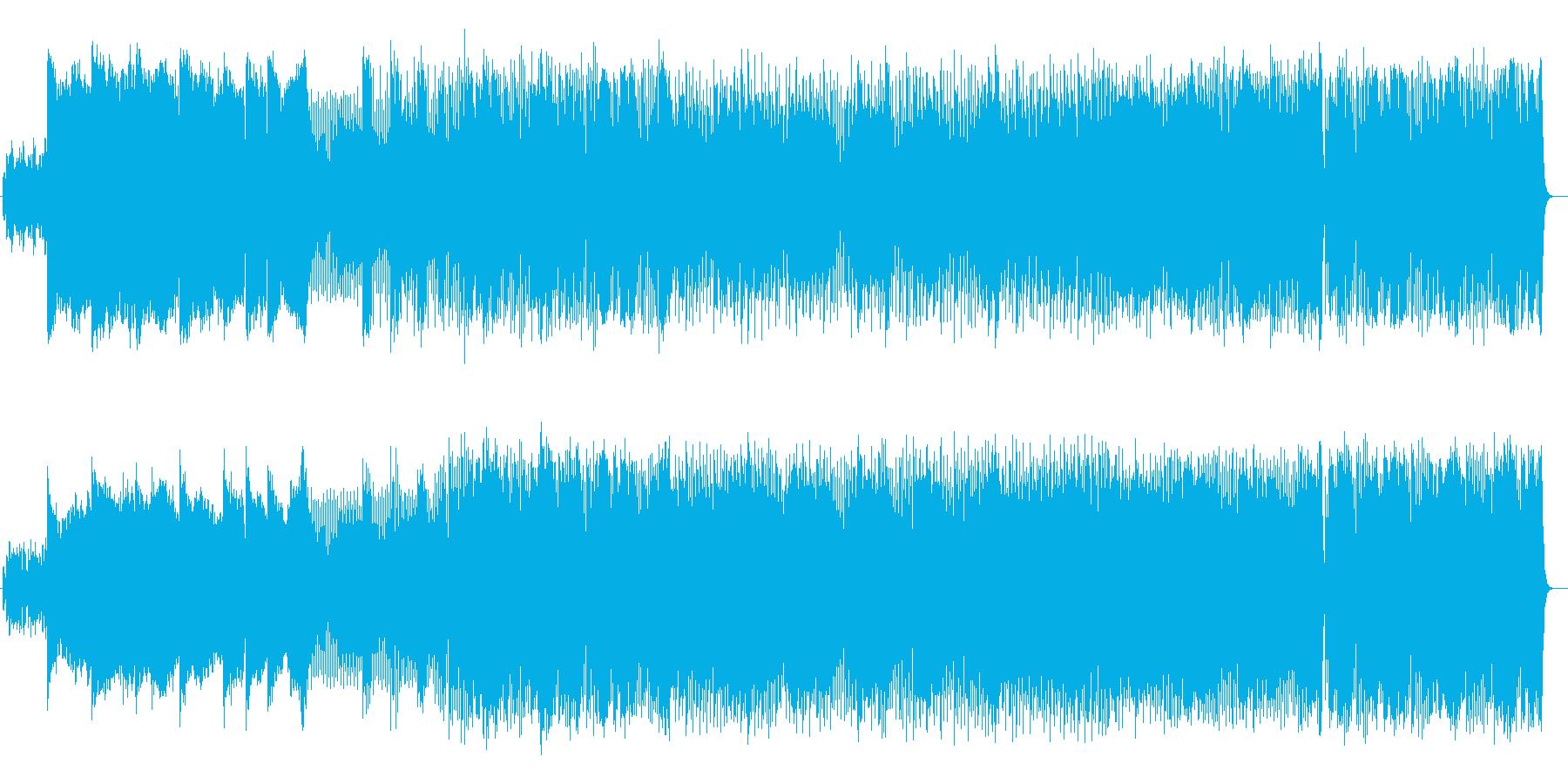 FMシンセを使った爽やかな8ビートの再生済みの波形