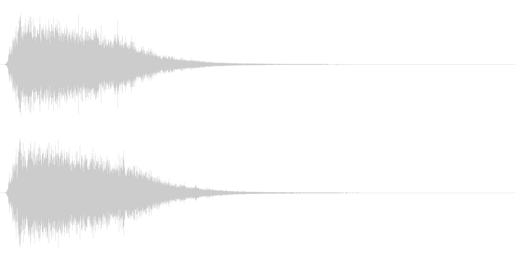 氷が砕ける音・氷系の魔法SE(高レベル)の未再生の波形