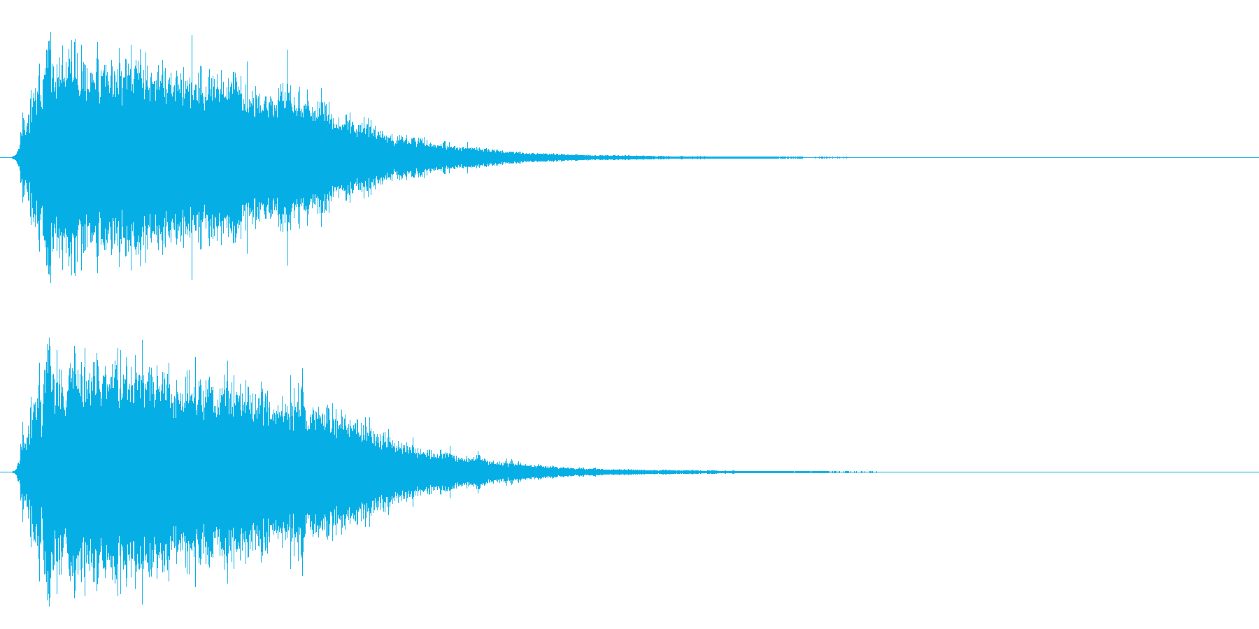 氷が砕ける音・氷系の魔法SE(高レベル)の再生済みの波形