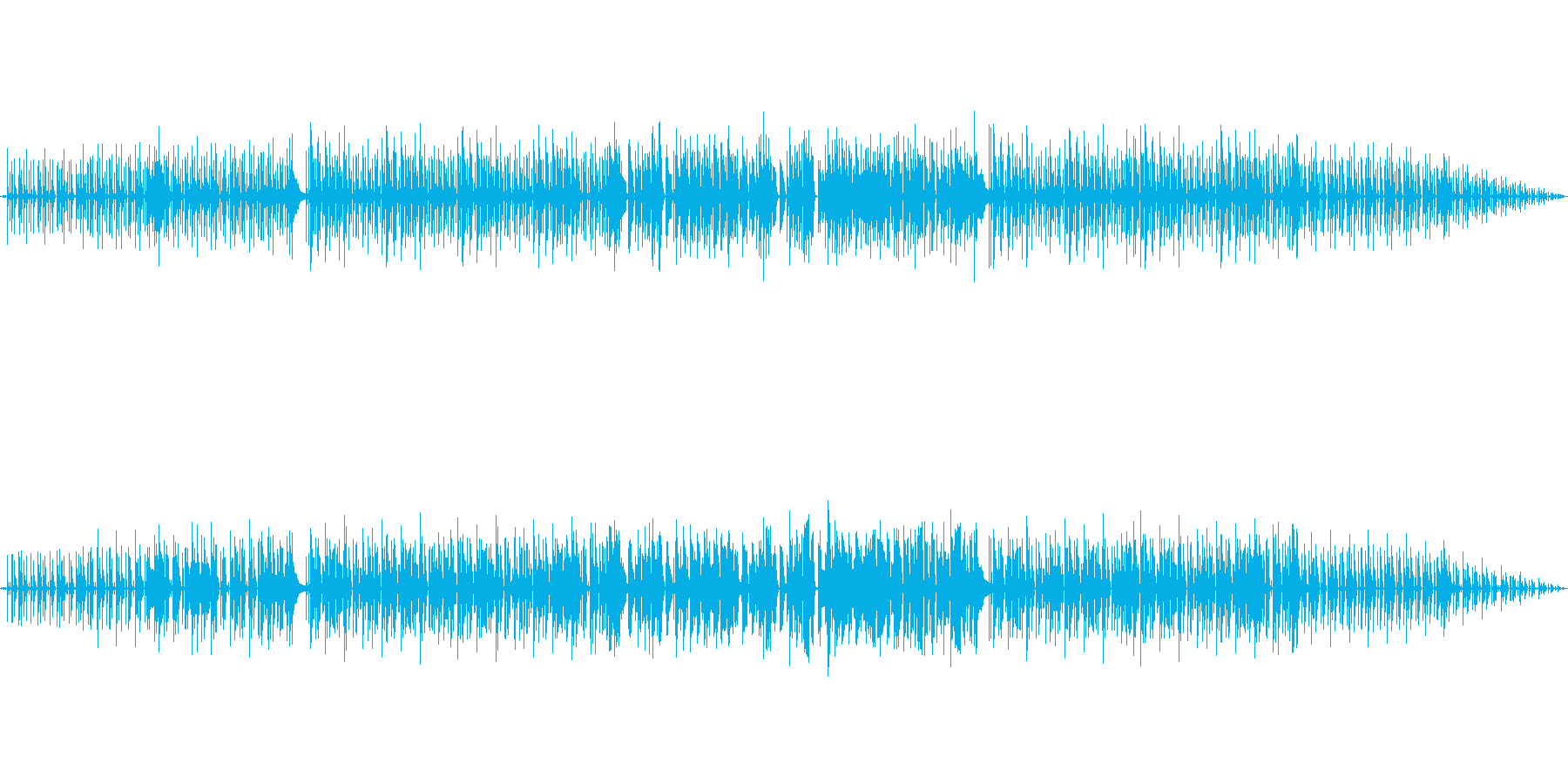 インスト曲です。明るく前向きな曲です。…の再生済みの波形