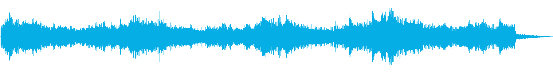 Beautiful and fantastic healing jingle's reproduced waveform