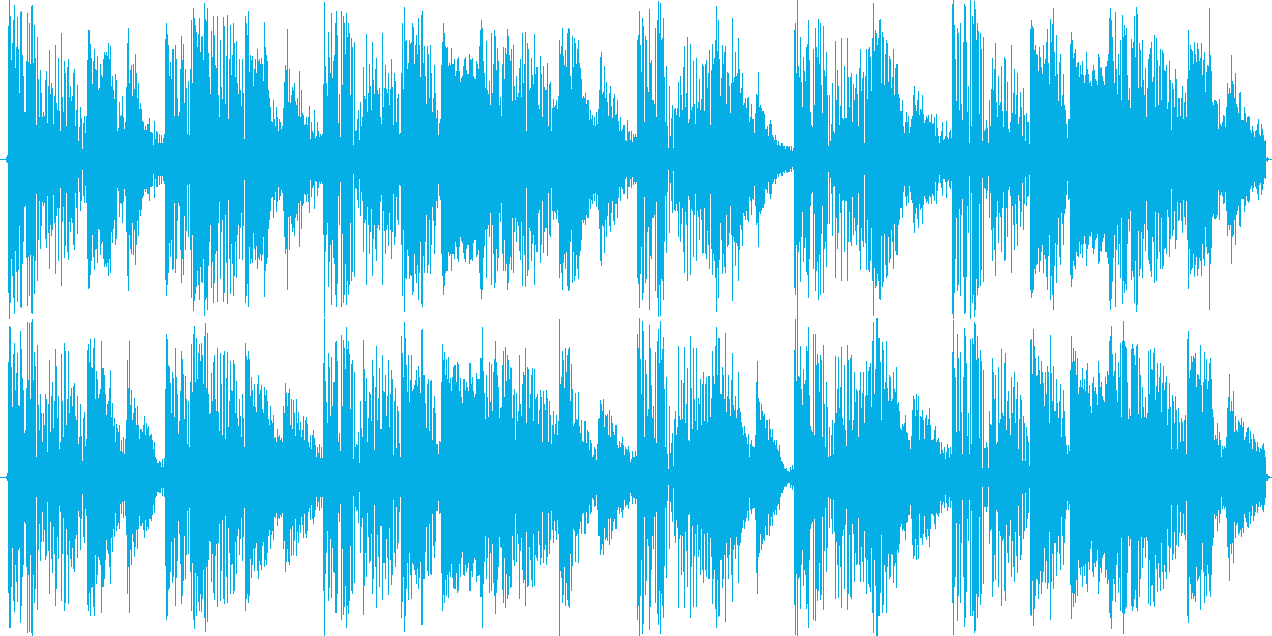 デトロイトを意識した楽曲です。の再生済みの波形