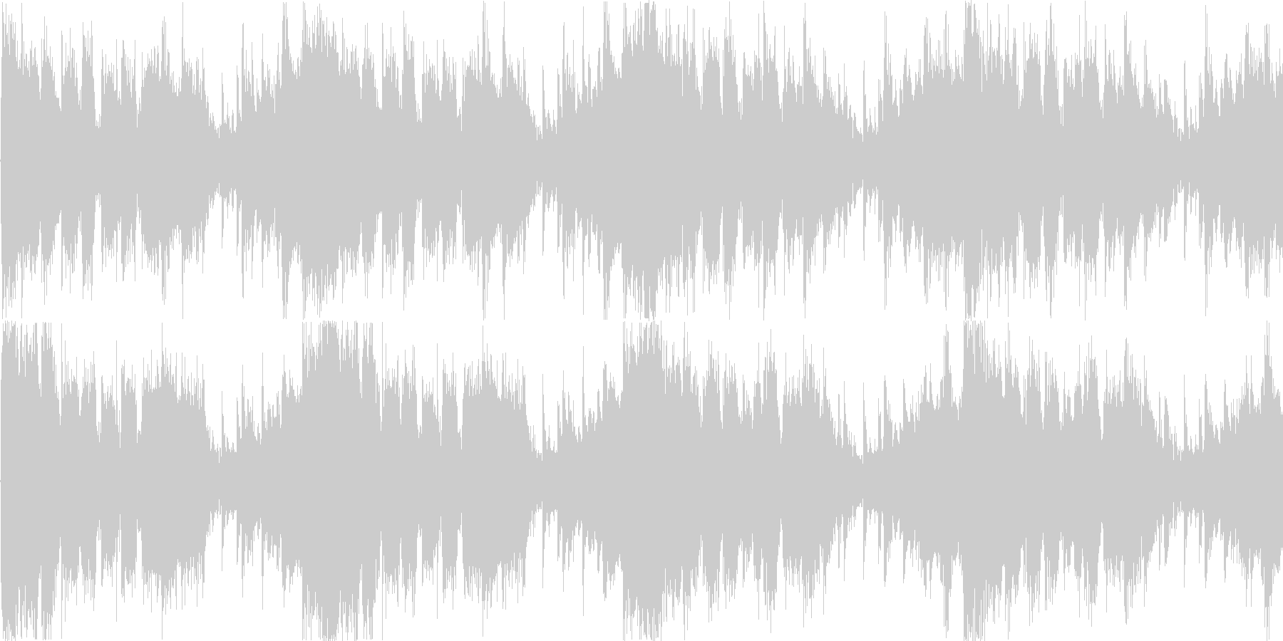 メニュー画面等のイメージ ループ曲の未再生の波形