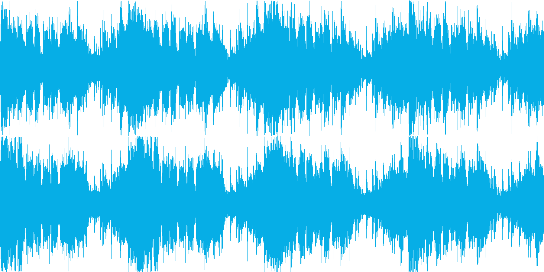 メニュー画面等のイメージ ループ曲の再生済みの波形