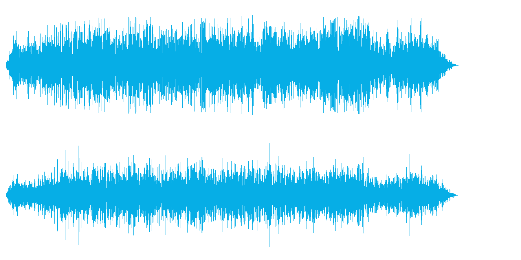 シャーッ(鋭い音色)の再生済みの波形