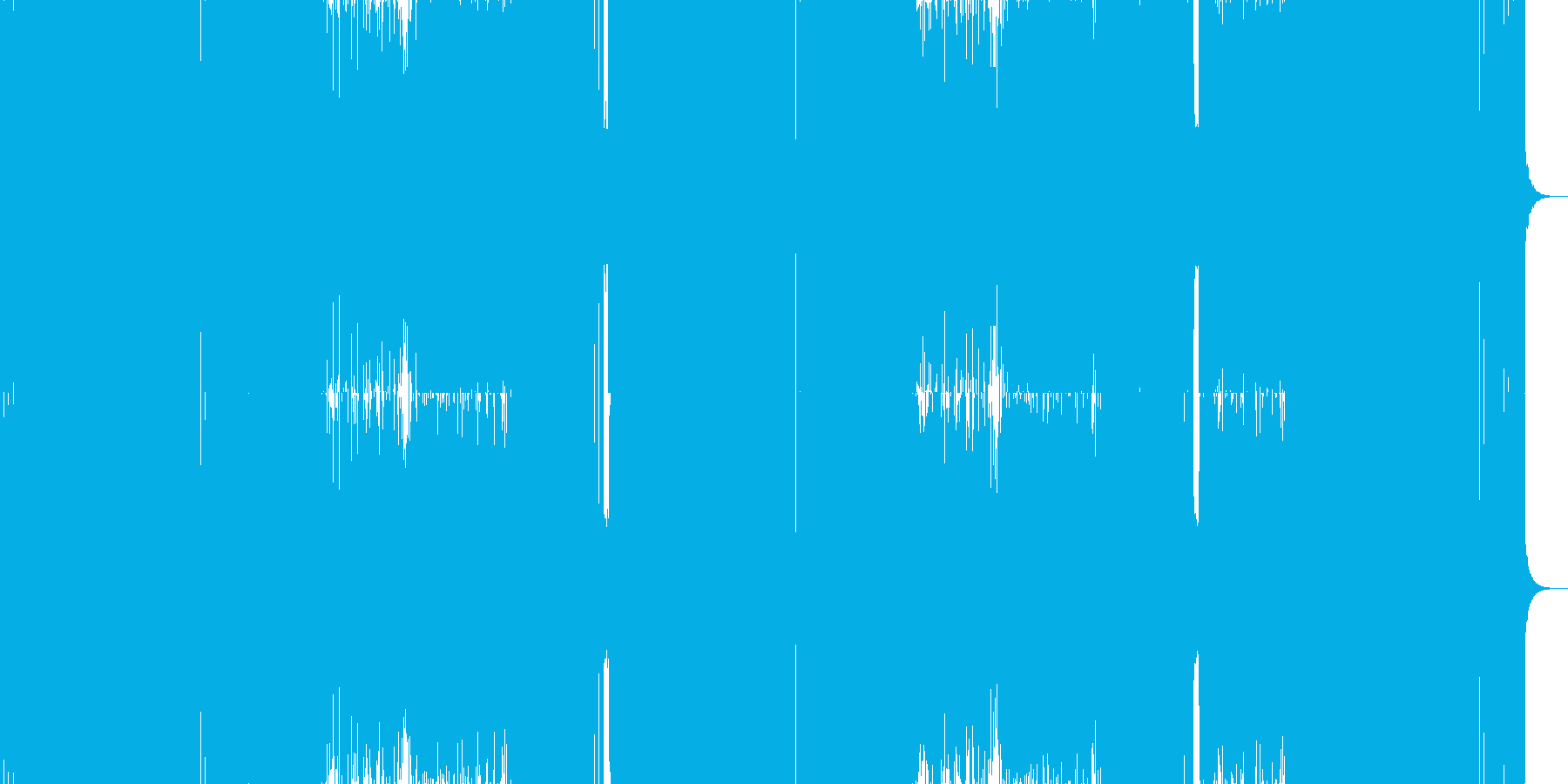 ロック_疾走感の再生済みの波形