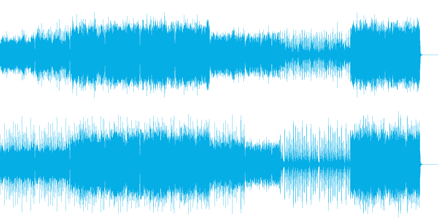 透明感のある音に元気づけられますよ!の再生済みの波形
