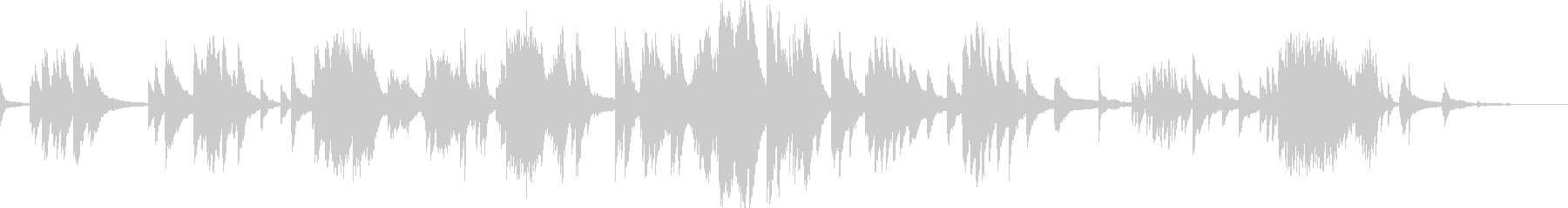 クロード・ドビュッシーの前奏曲 第8曲の未再生の波形