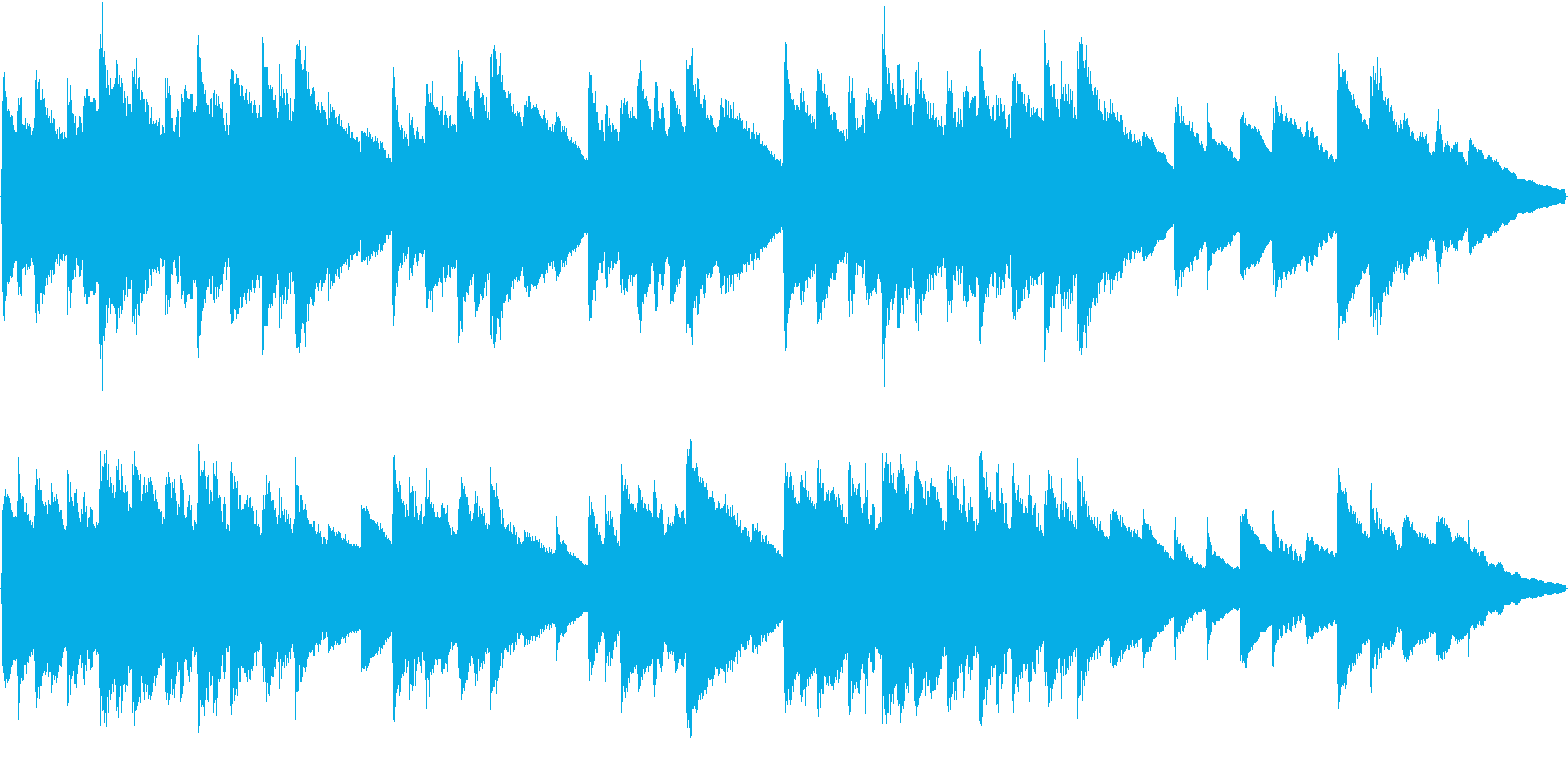 オルゴールの曲で、着信音やオルゴールの…の再生済みの波形