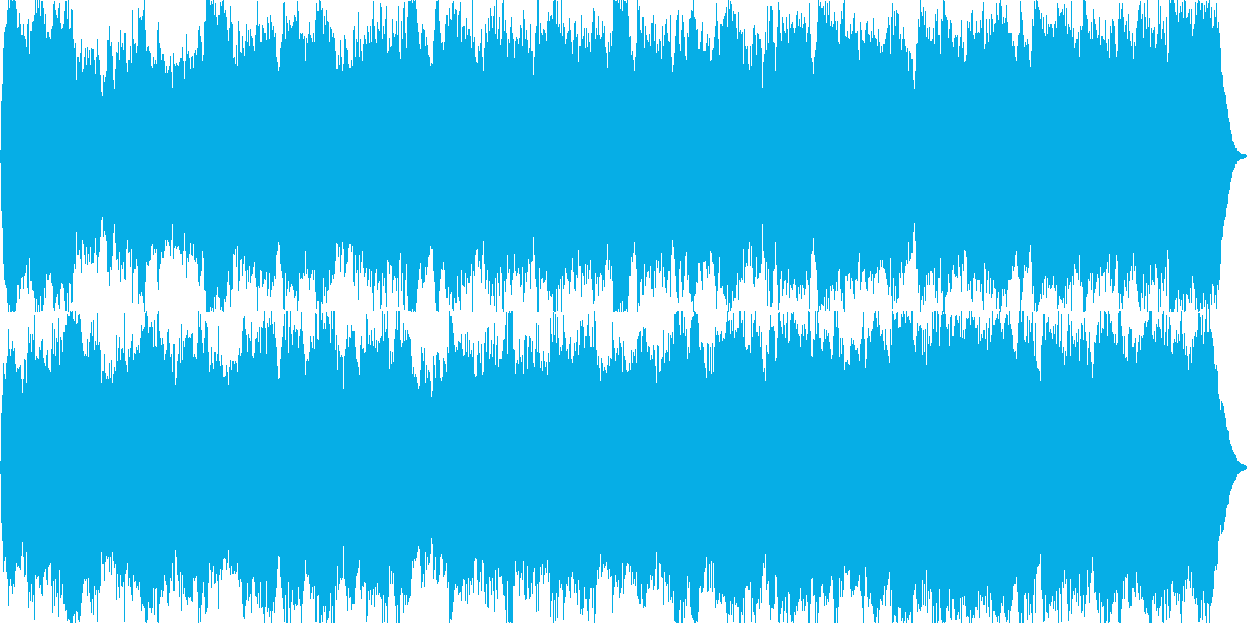 パイプオルガンのオリジナル曲ですの再生済みの波形