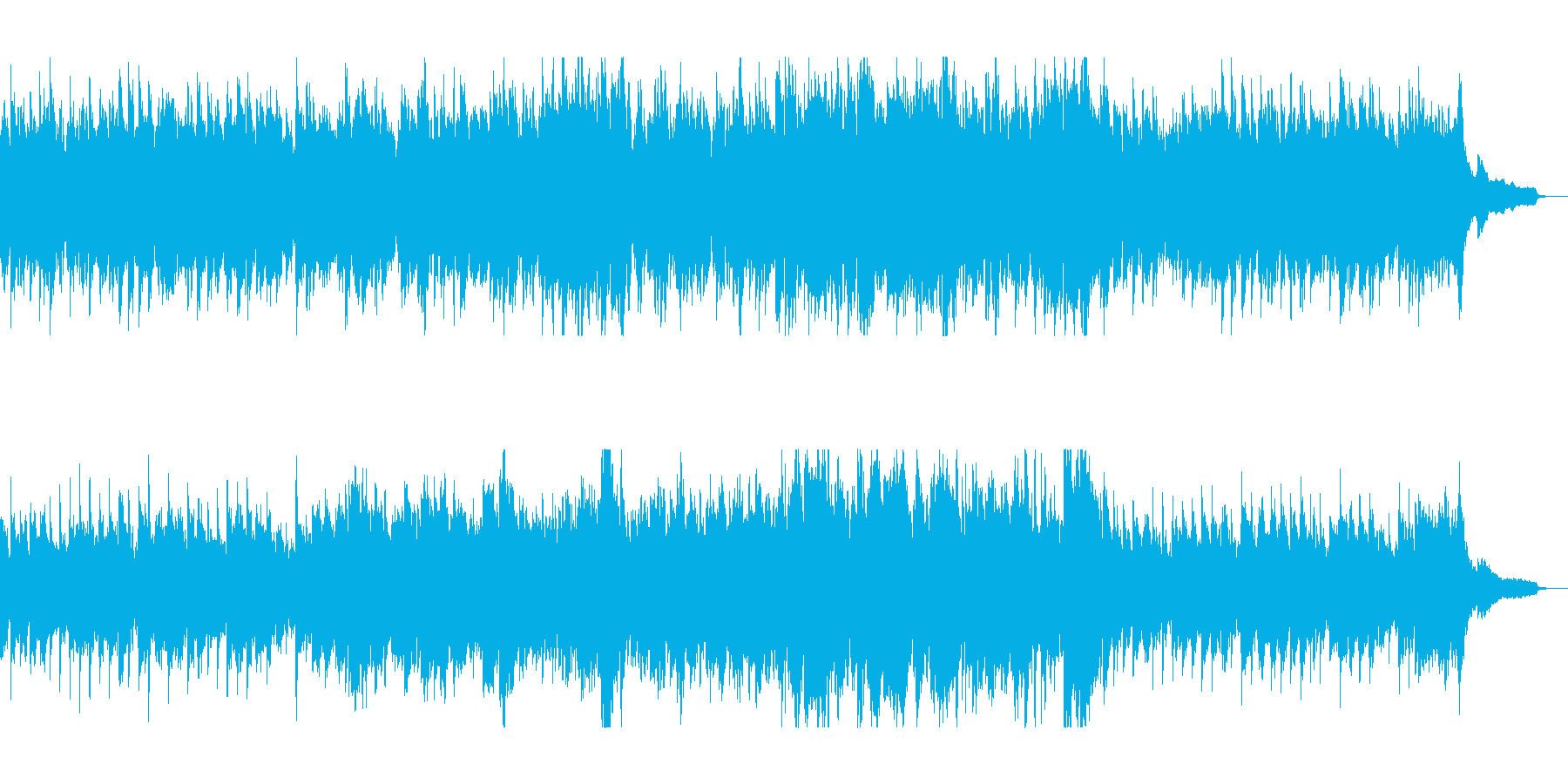 ピアノの素敵な音色の優雅なバラードの再生済みの波形