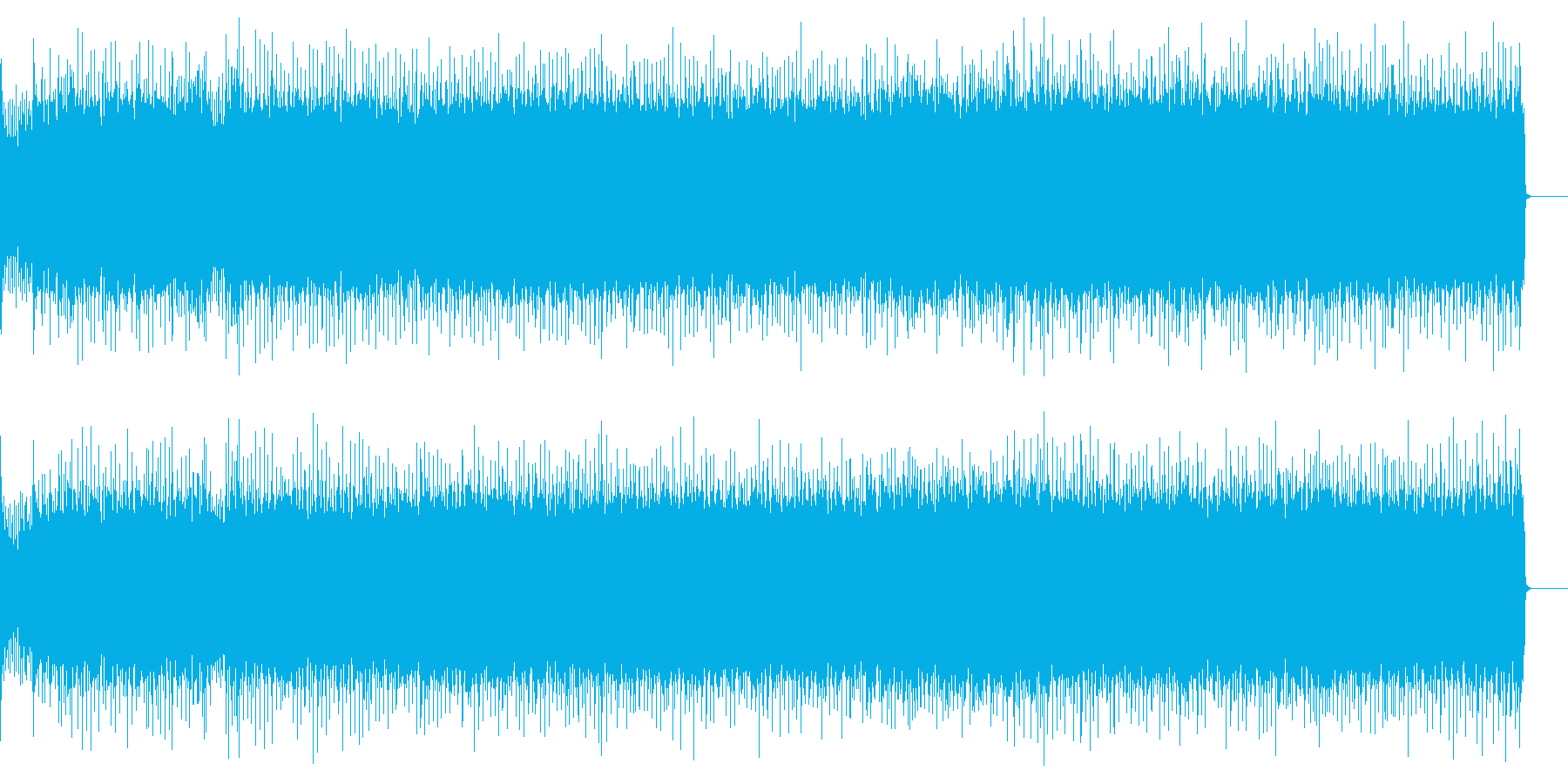 疾走感溢れるハードロック(フルサイズ)の再生済みの波形