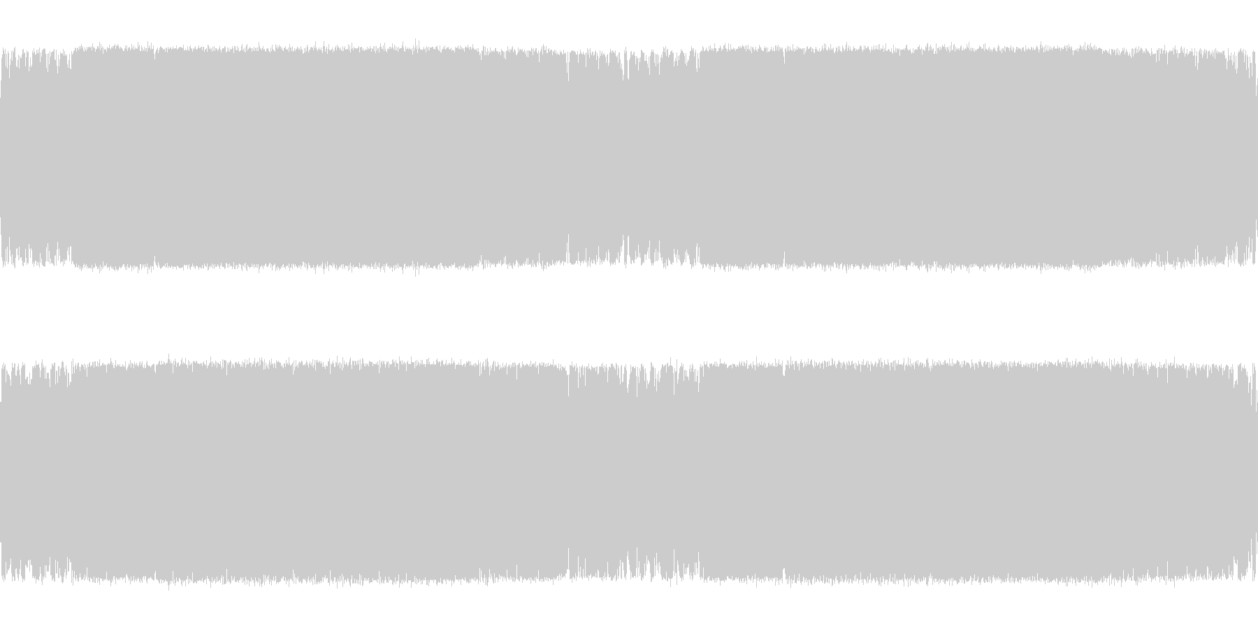 緊迫感のある電子系ボス系の曲<loop…の未再生の波形