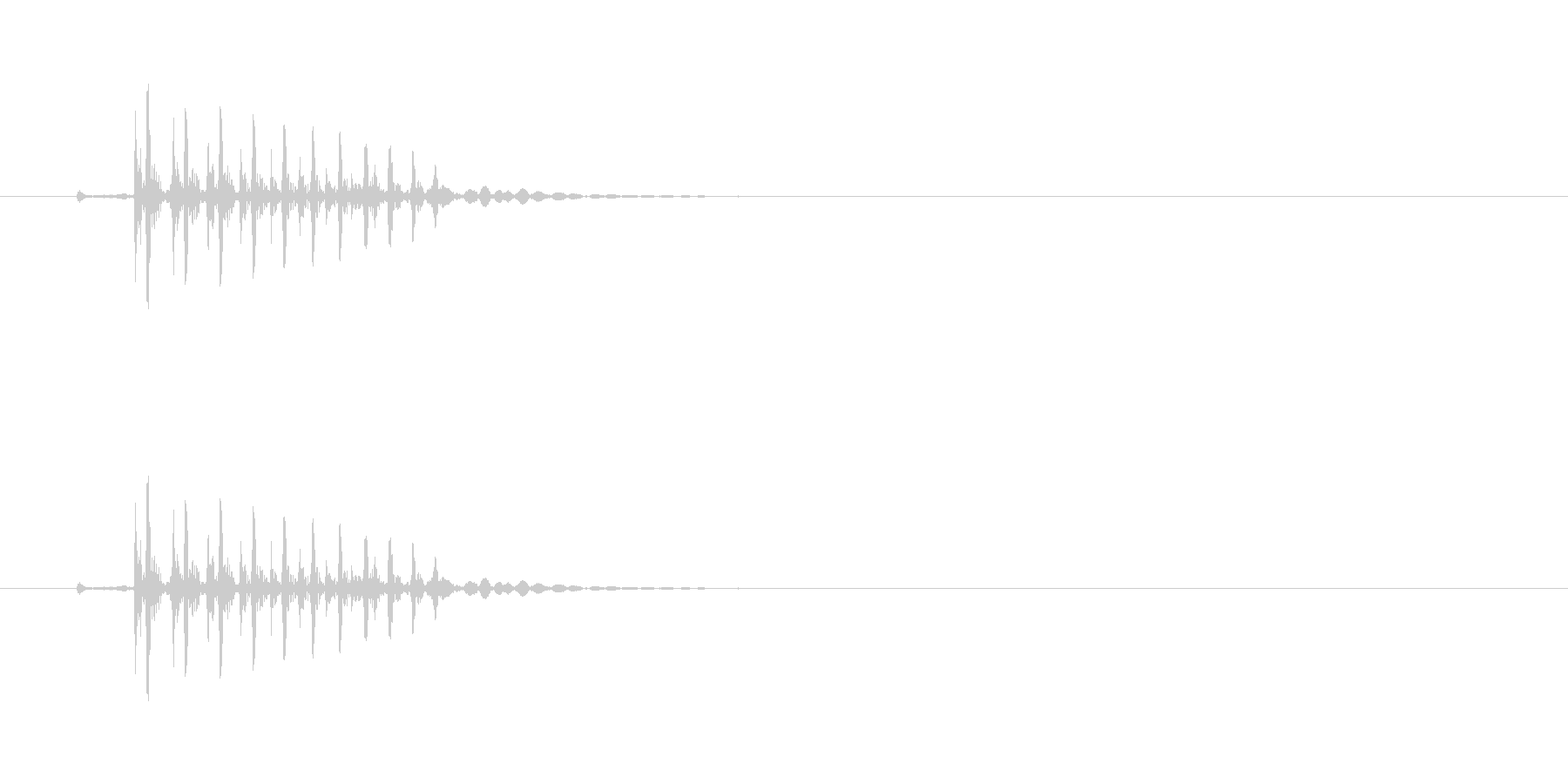 ギィッ (きしむような物音)の未再生の波形