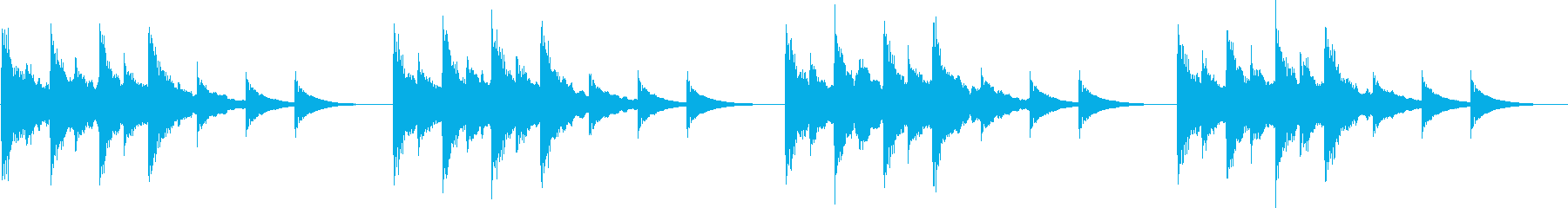 Jingle perfect for phone ringtones and alarms's reproduced waveform