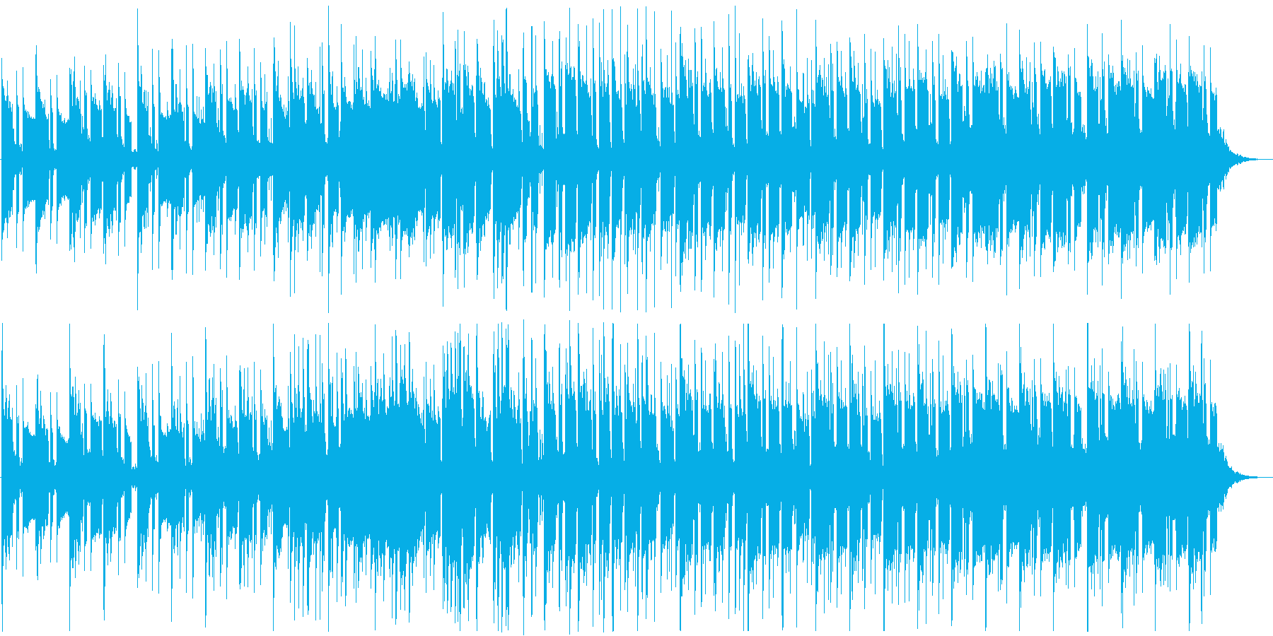 穏やかな朝にぴったりのピアノ曲の再生済みの波形