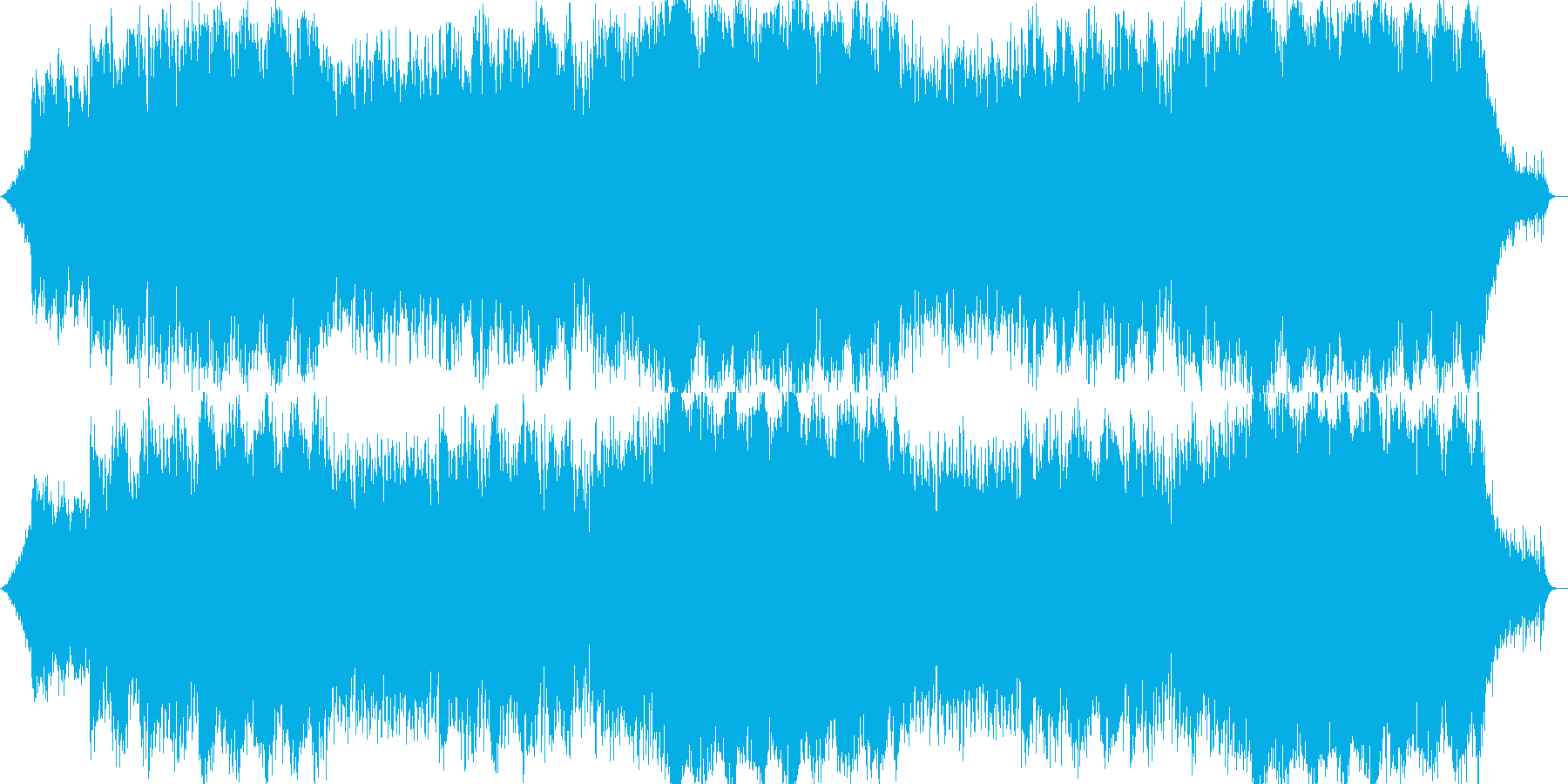 キラキラ系テクノポップの再生済みの波形