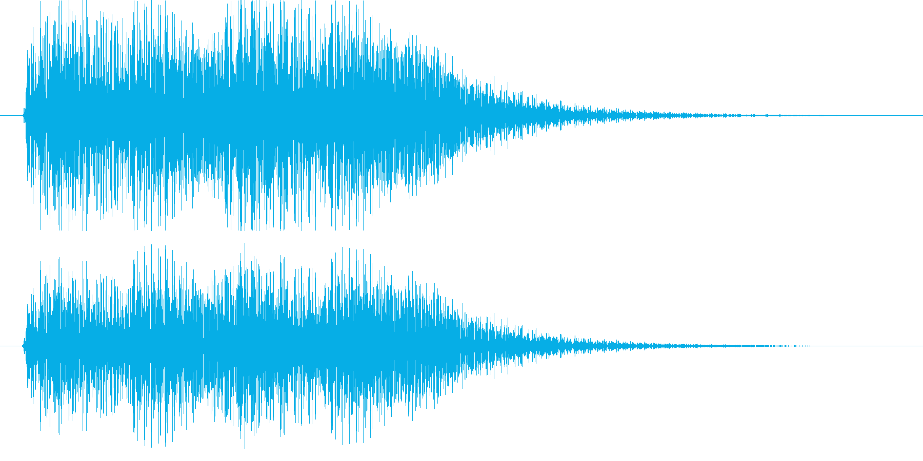 テロテロ(エラー・アラート音 ピアノ)の再生済みの波形