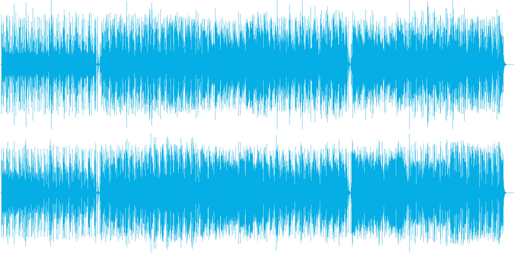 メローで落ち着きのあるお洒落でポップな曲の再生済みの波形