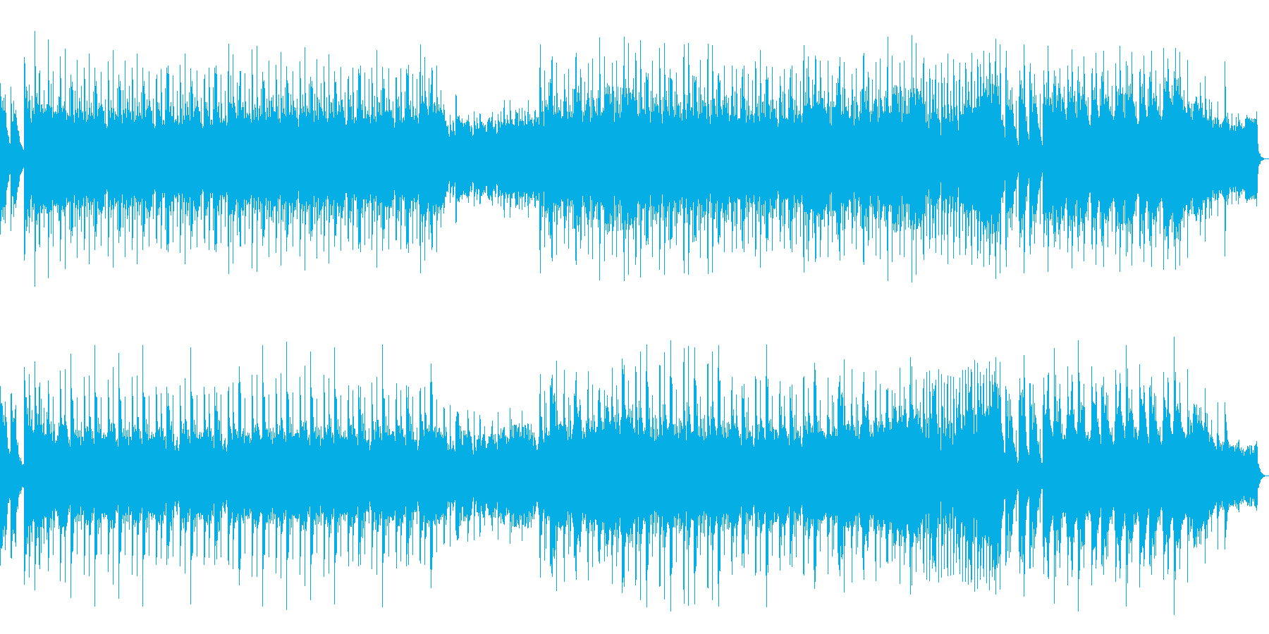 高音質♪琴和風ポップの再生済みの波形