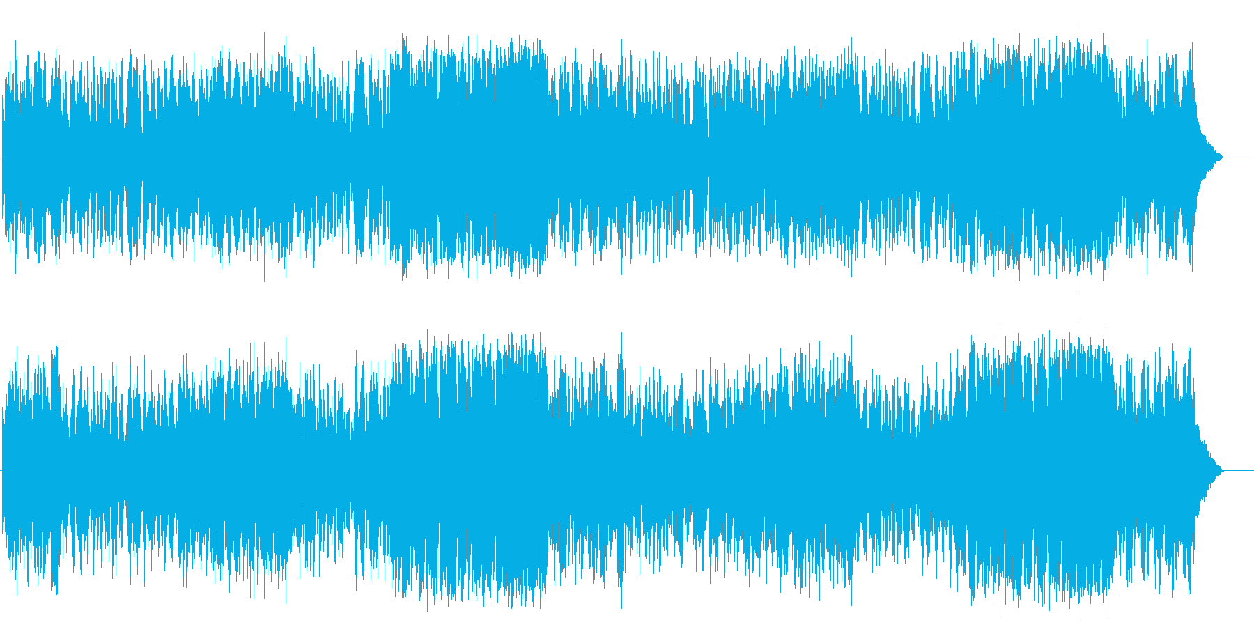 懐かしの歌謡ジャズ風楽曲(フルサイズ)の再生済みの波形