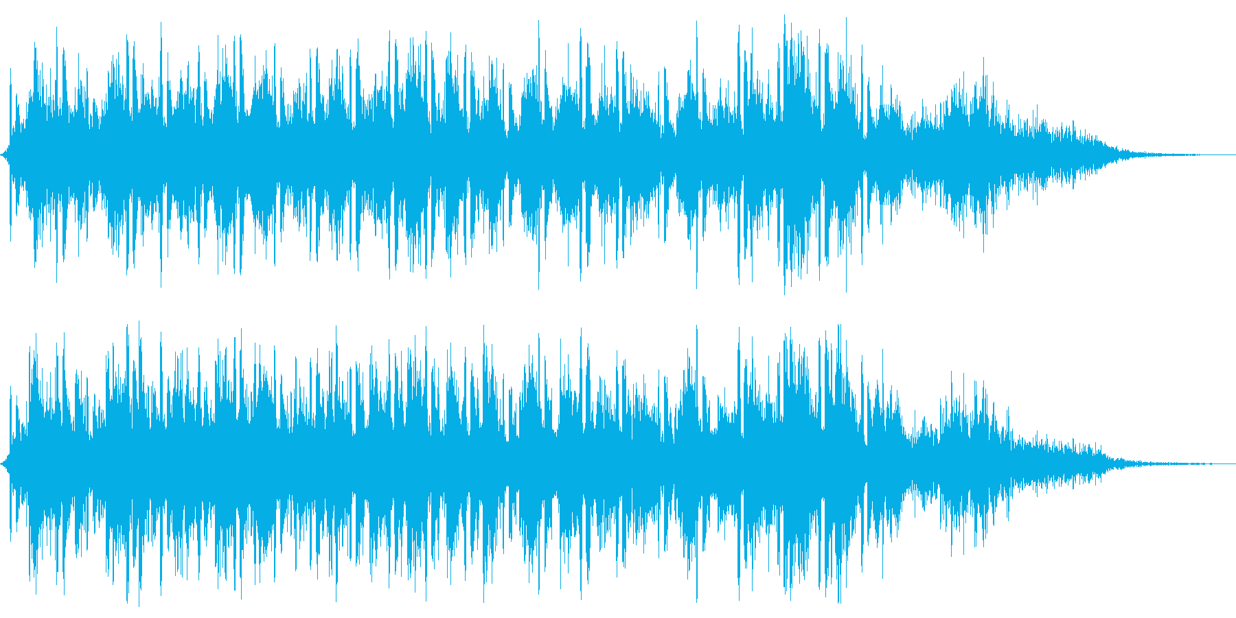 【銃声音018】マシンガンの再生済みの波形