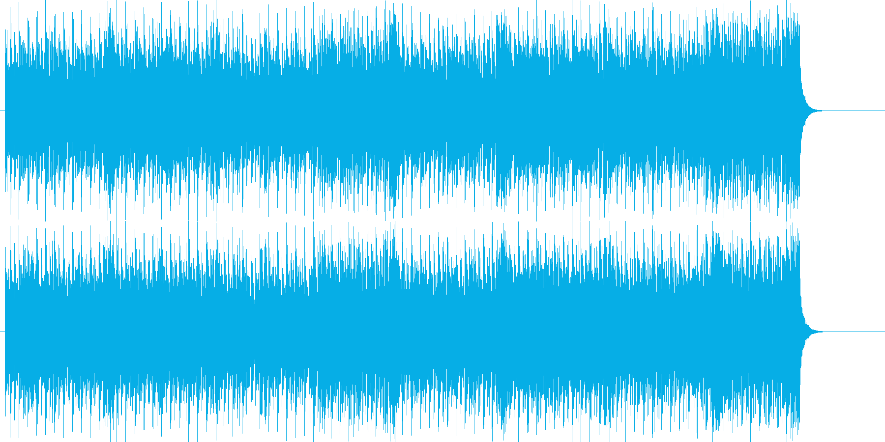 ドライブするハードロックの再生済みの波形