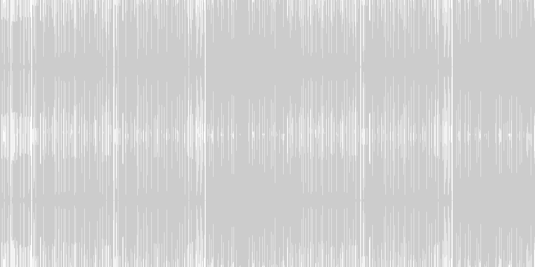 わくわくするチップチューン バラエティーの未再生の波形