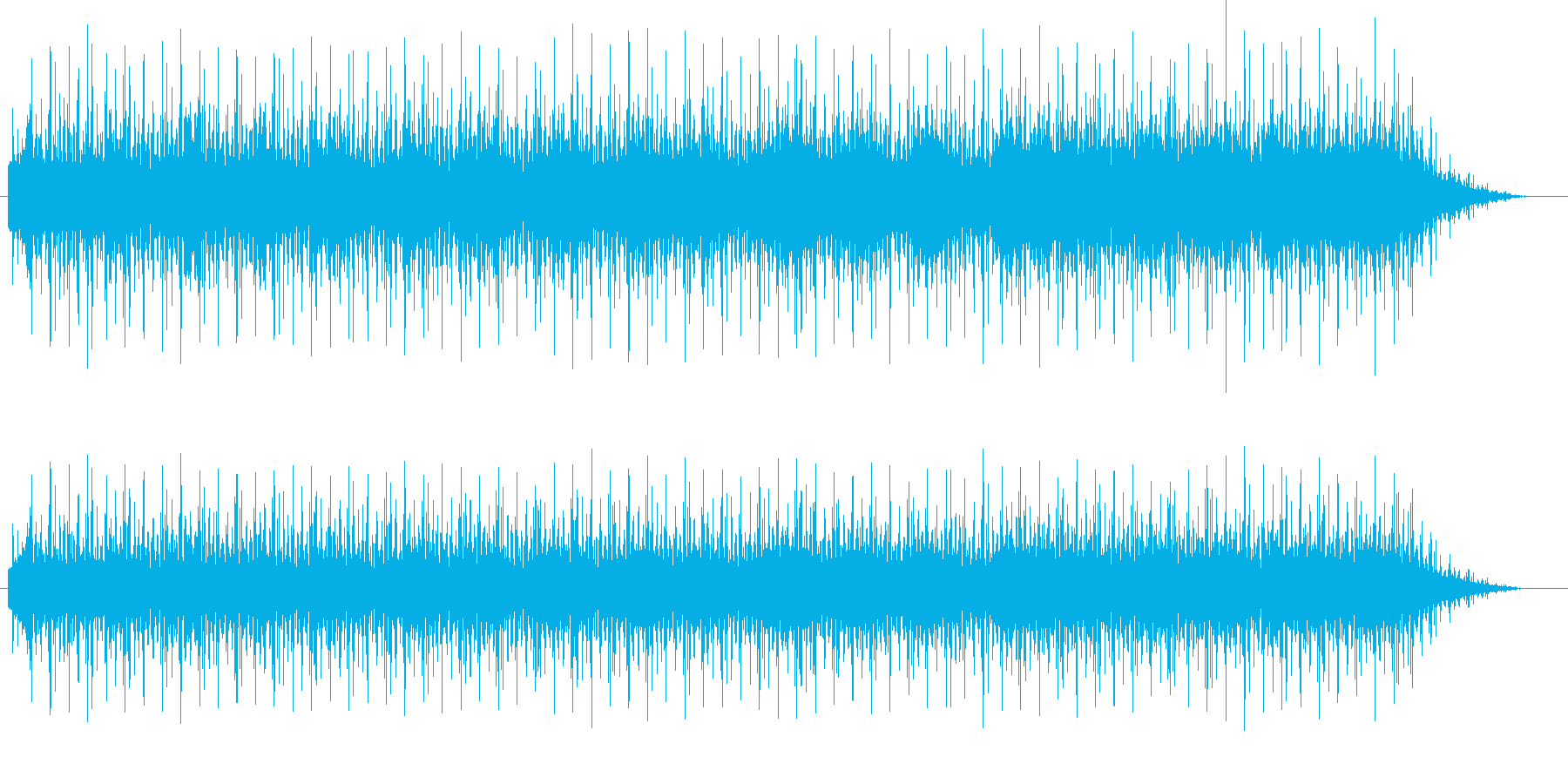 エレキギターがクールでハードなファンクの再生済みの波形