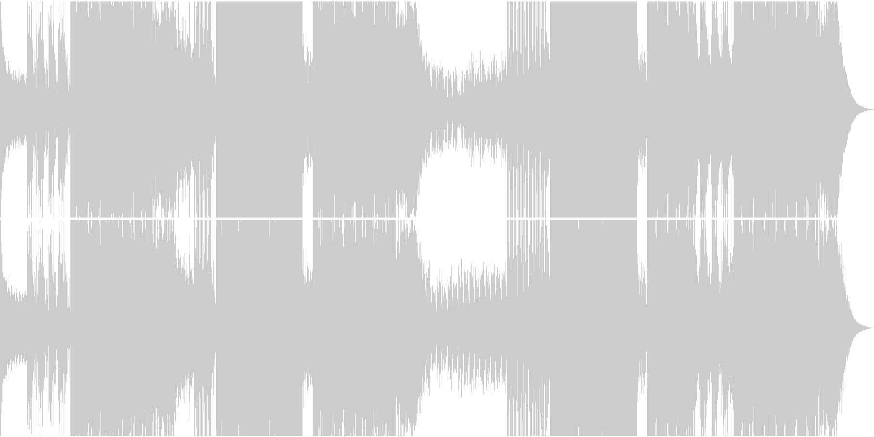 ピアノメロがキャッチーで使いやすいEDMの未再生の波形