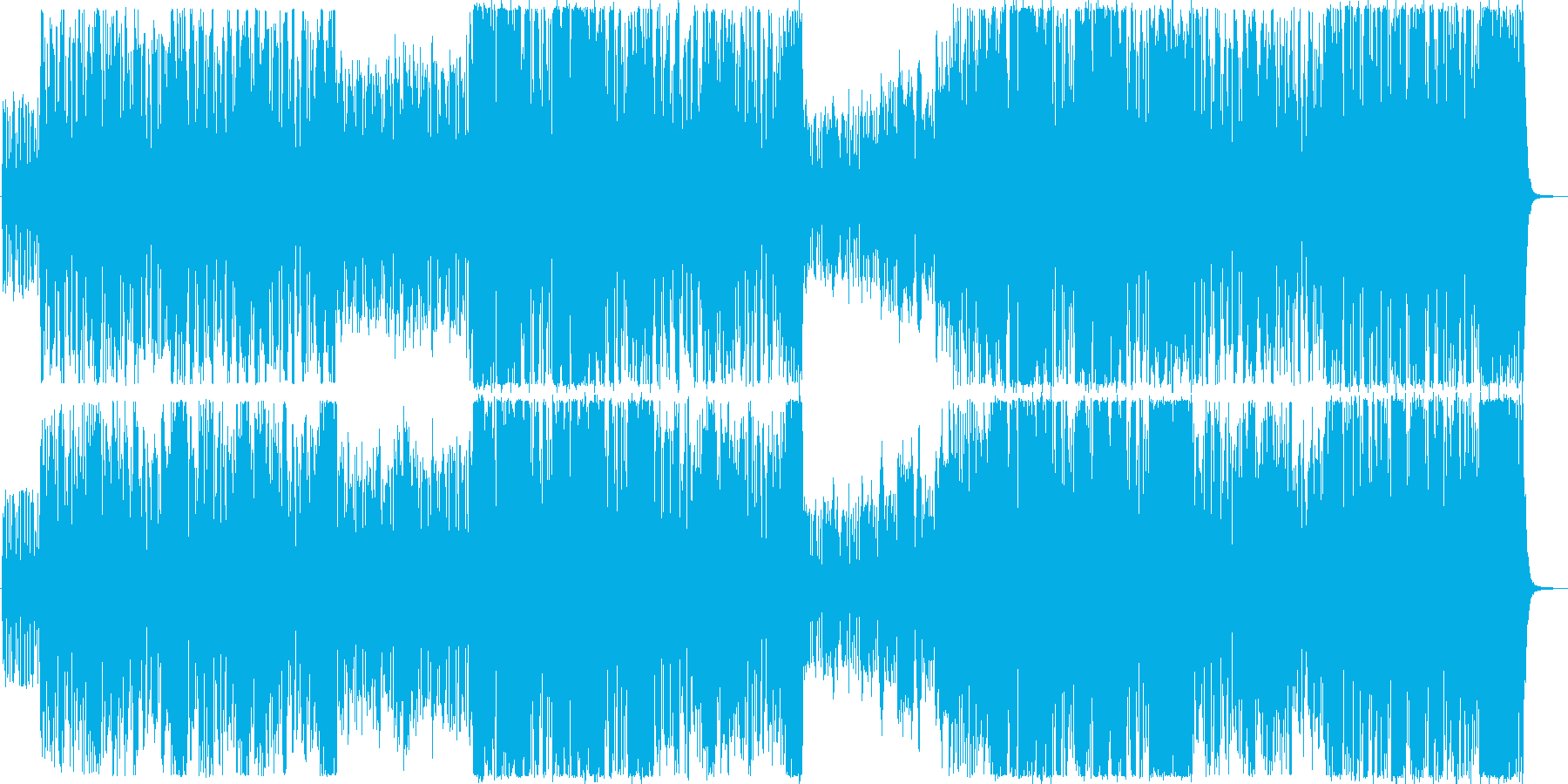 素朴な雰囲気で郷愁を誘う町・村の曲の再生済みの波形