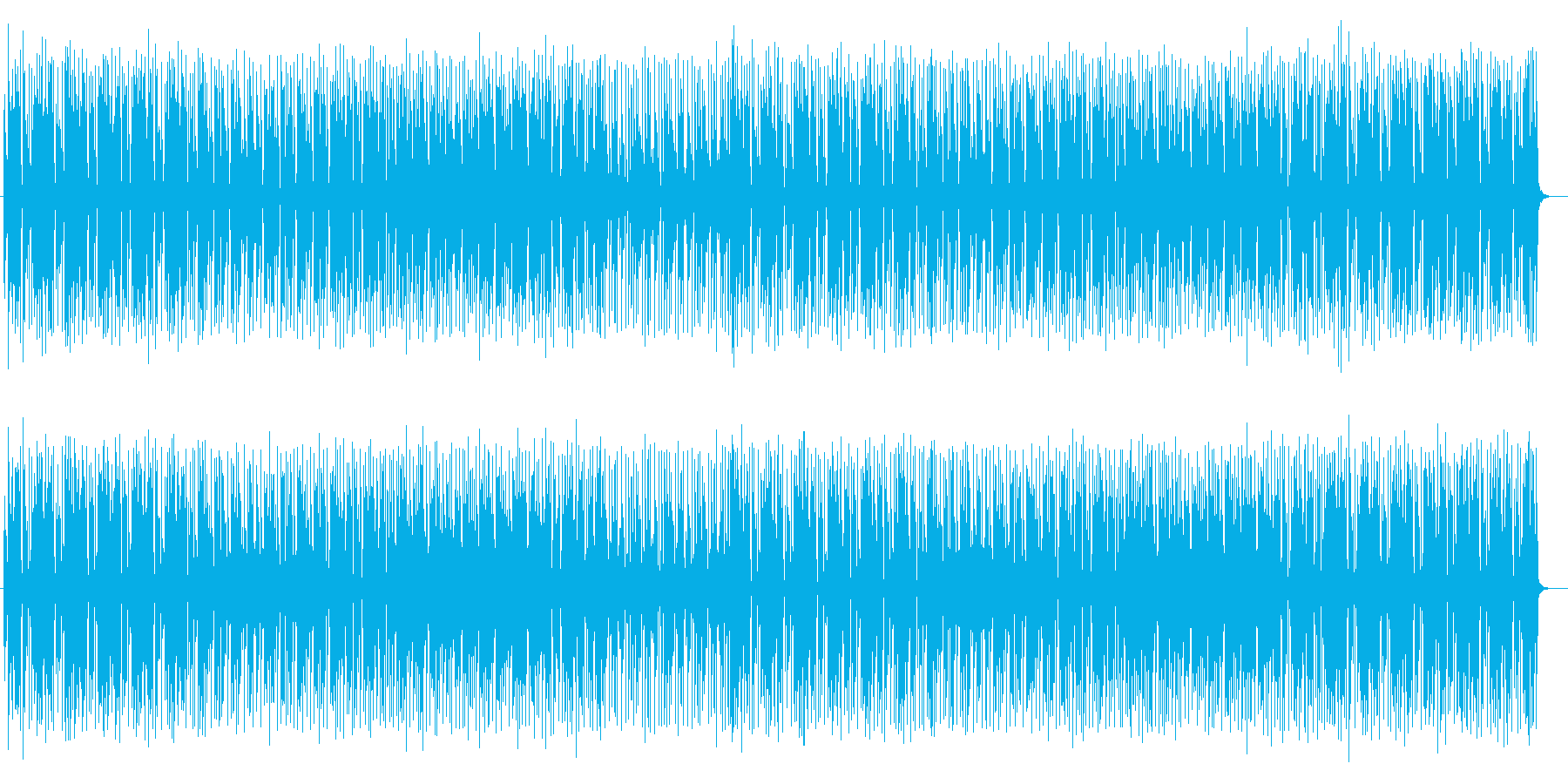 活気あるポップミュージックの再生済みの波形
