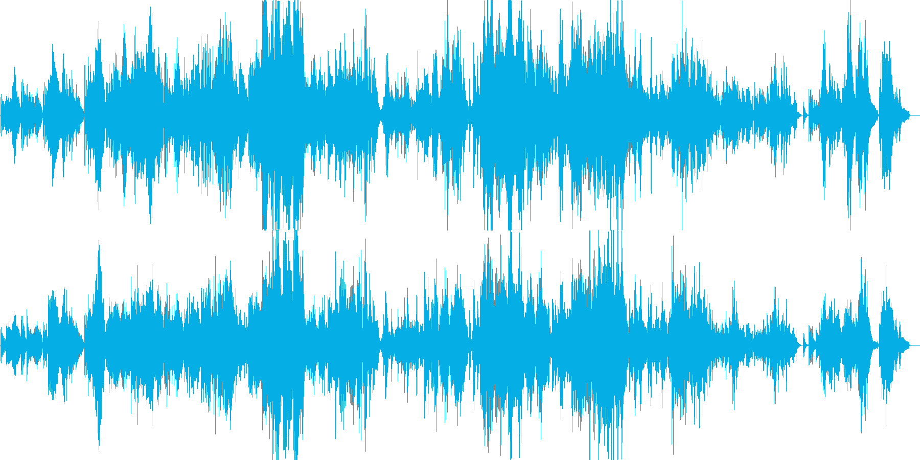 予感を感じさせるピアノバラードの再生済みの波形