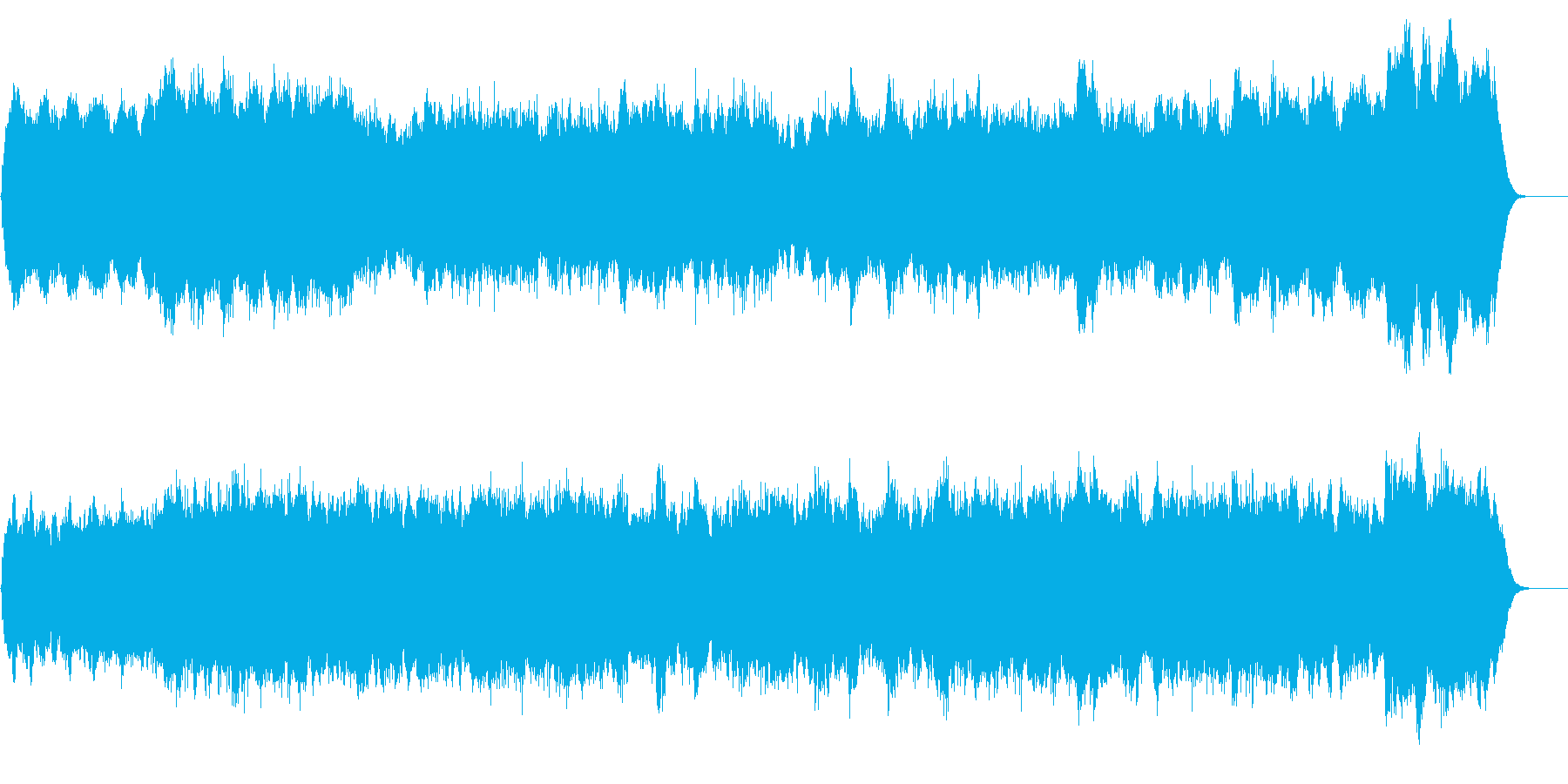 パイプオルガンオリジナル曲バッハ風です。の再生済みの波形