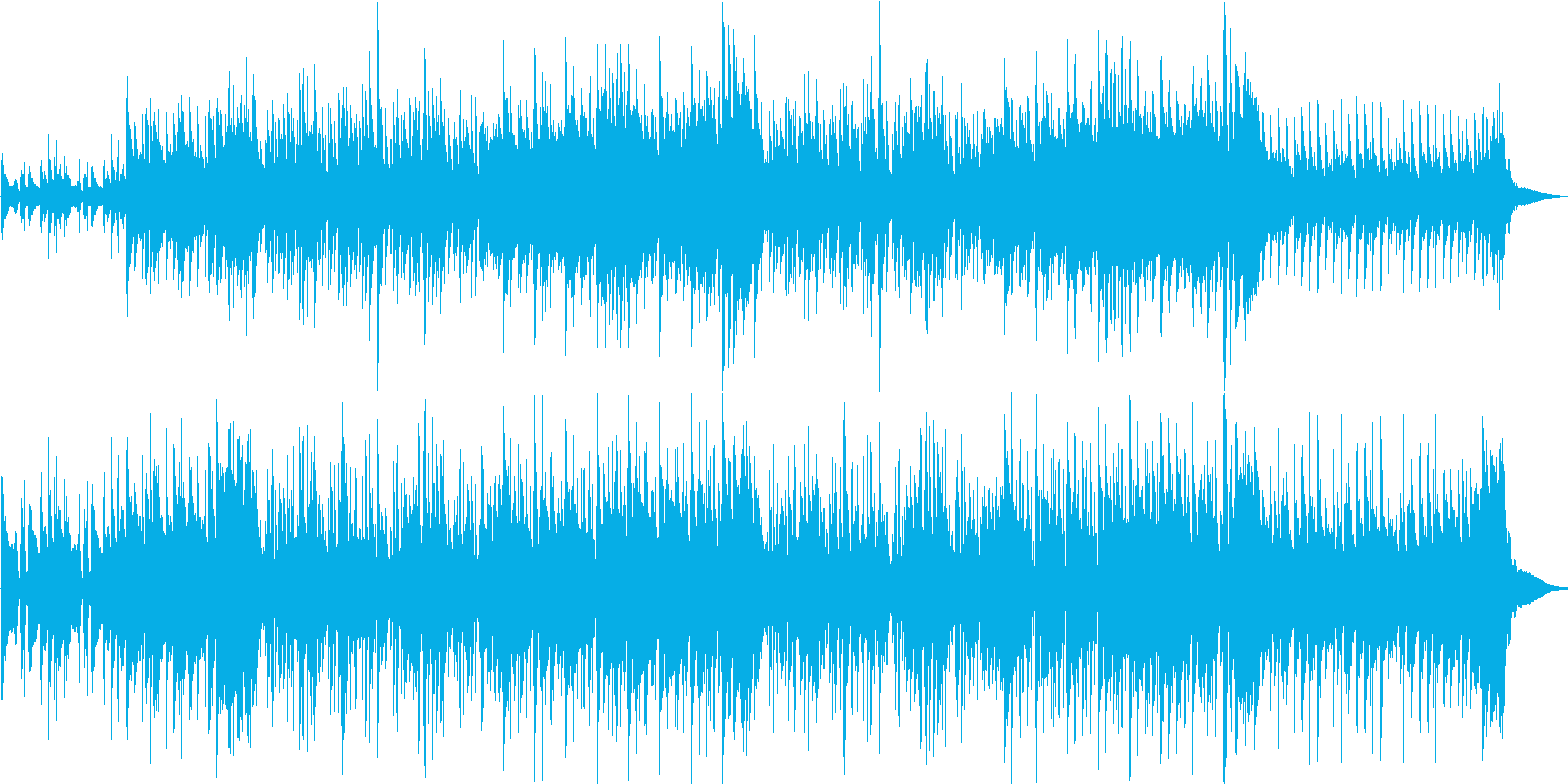 ノリノリでクールなファンキーの再生済みの波形