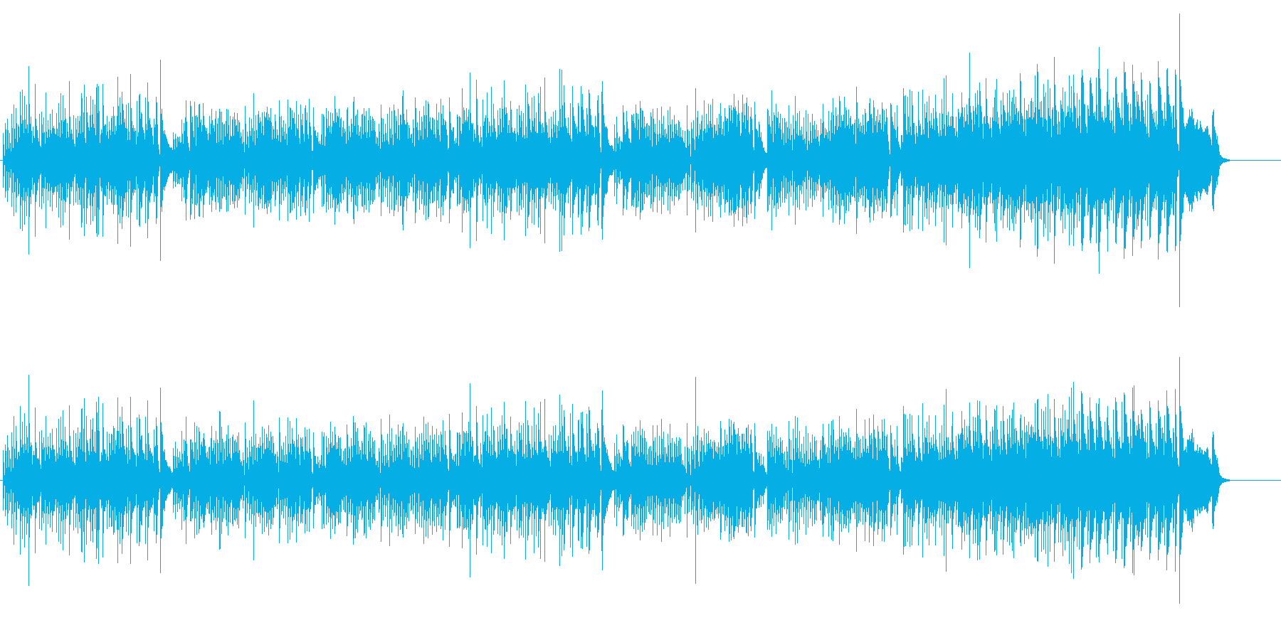 ライト感覚の微笑ましいポップ・チューンの再生済みの波形