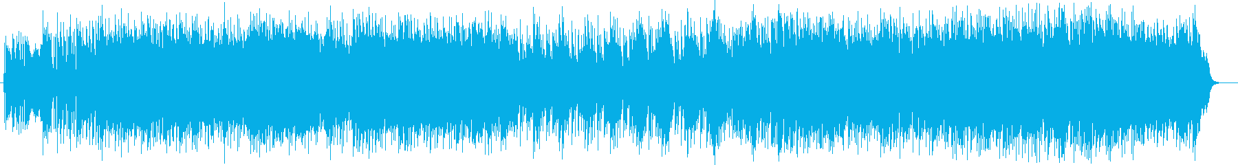 軽快で明るい希望満ち溢れる音楽の再生済みの波形