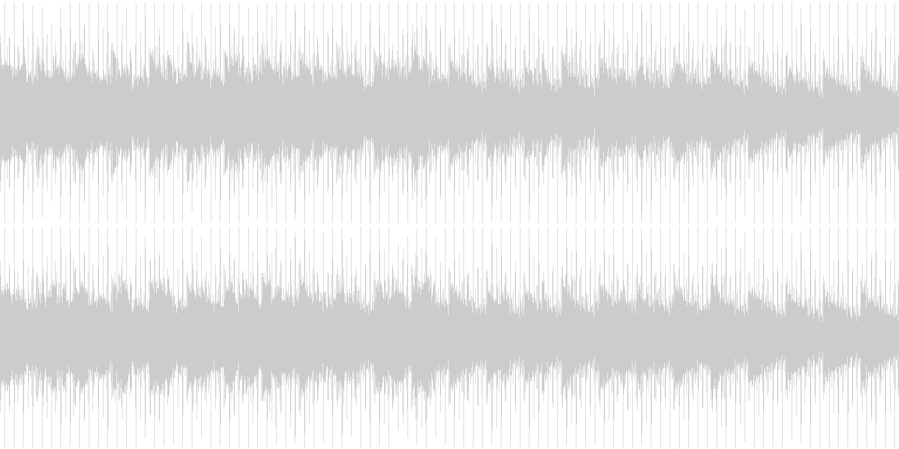 モノートーンで淡い感じのハウスループ音源の未再生の波形