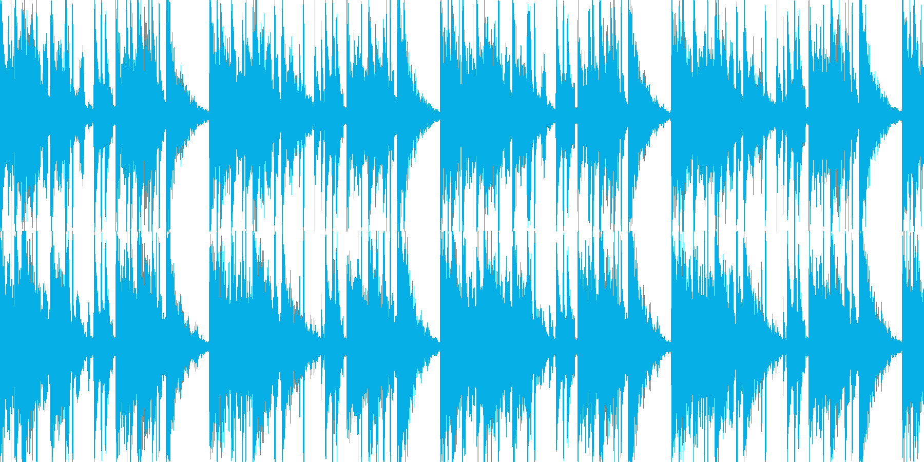 ノリノリで未来的なダンス音楽の再生済みの波形