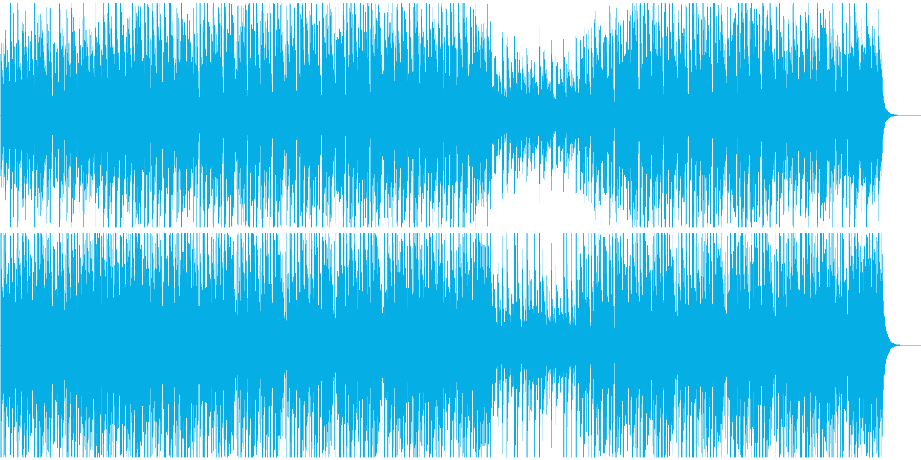 クリスマスBGM 可愛くしっかりサウンドの再生済みの波形