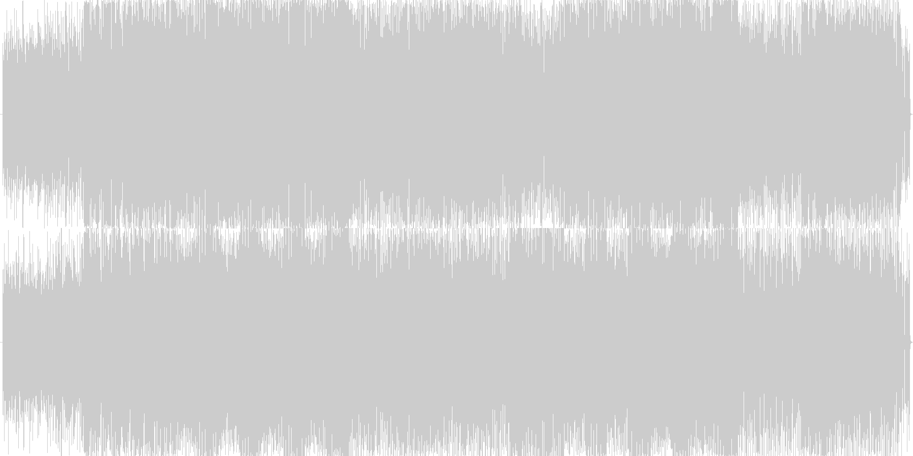 電子音ばりばりのデジロックの未再生の波形