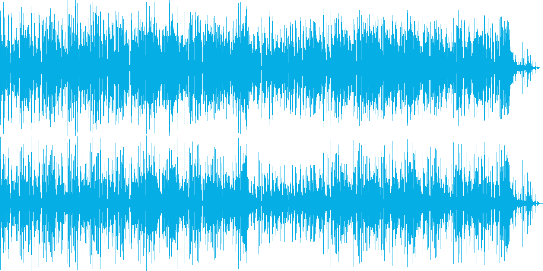 心にしみるイージーリスニング曲の再生済みの波形
