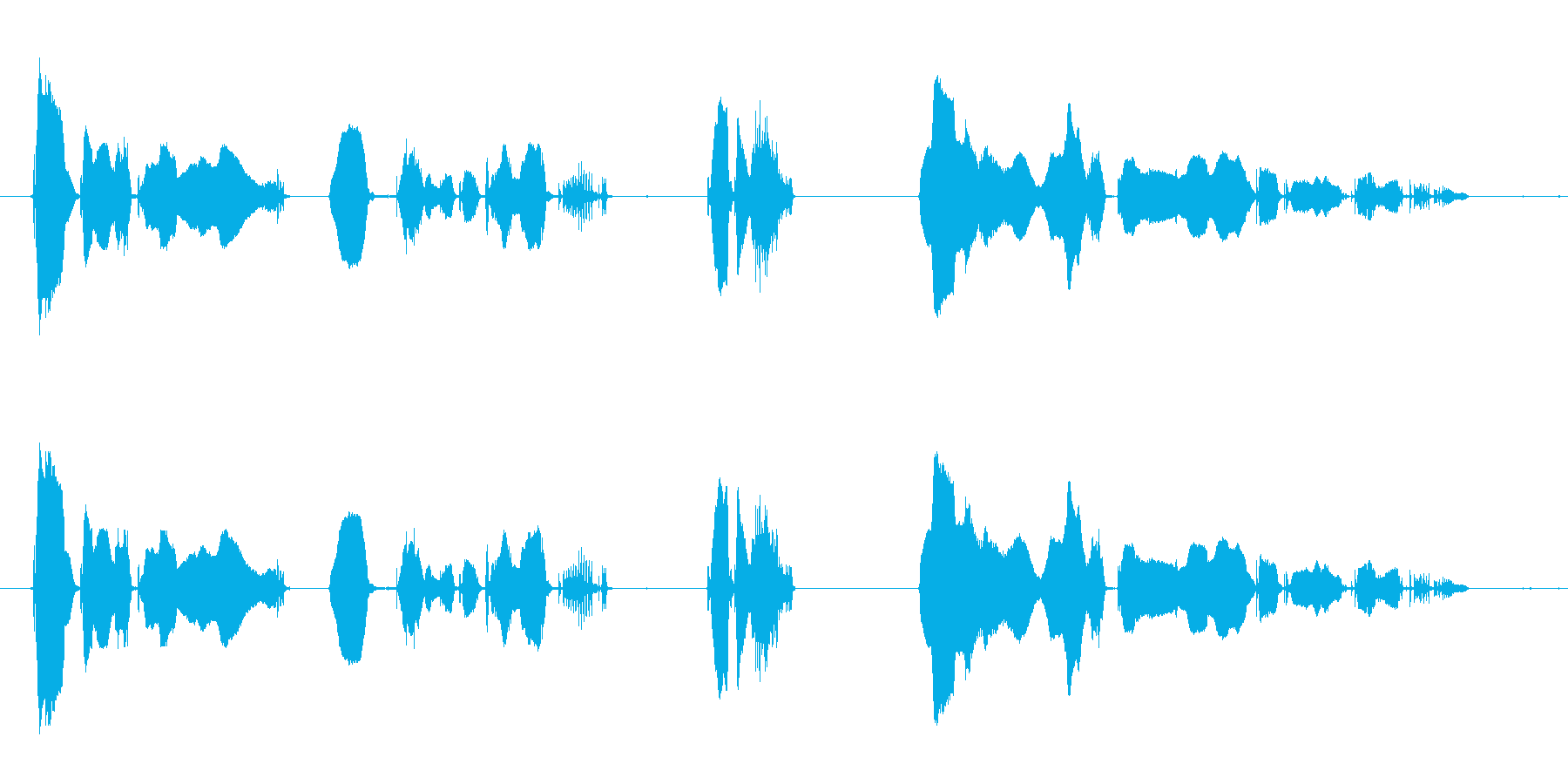 「アンタの好きな願いを、3つまで叶えて…の再生済みの波形