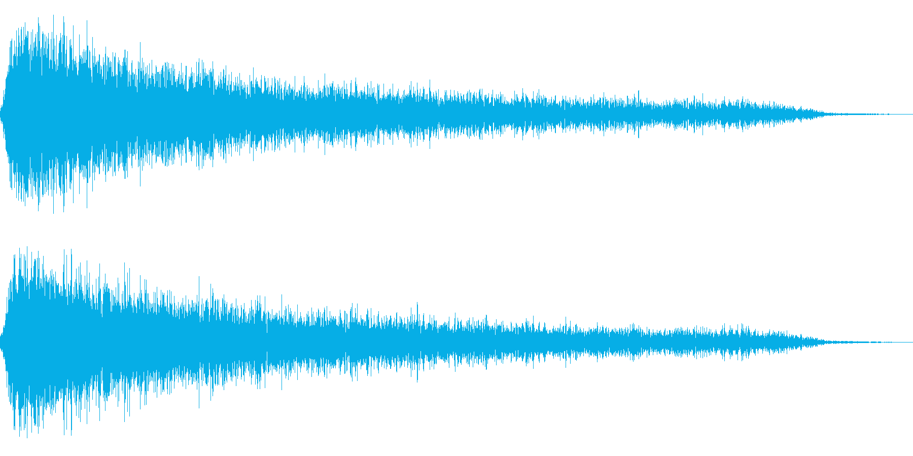 ホラー2(幽霊が現れる音)の再生済みの波形