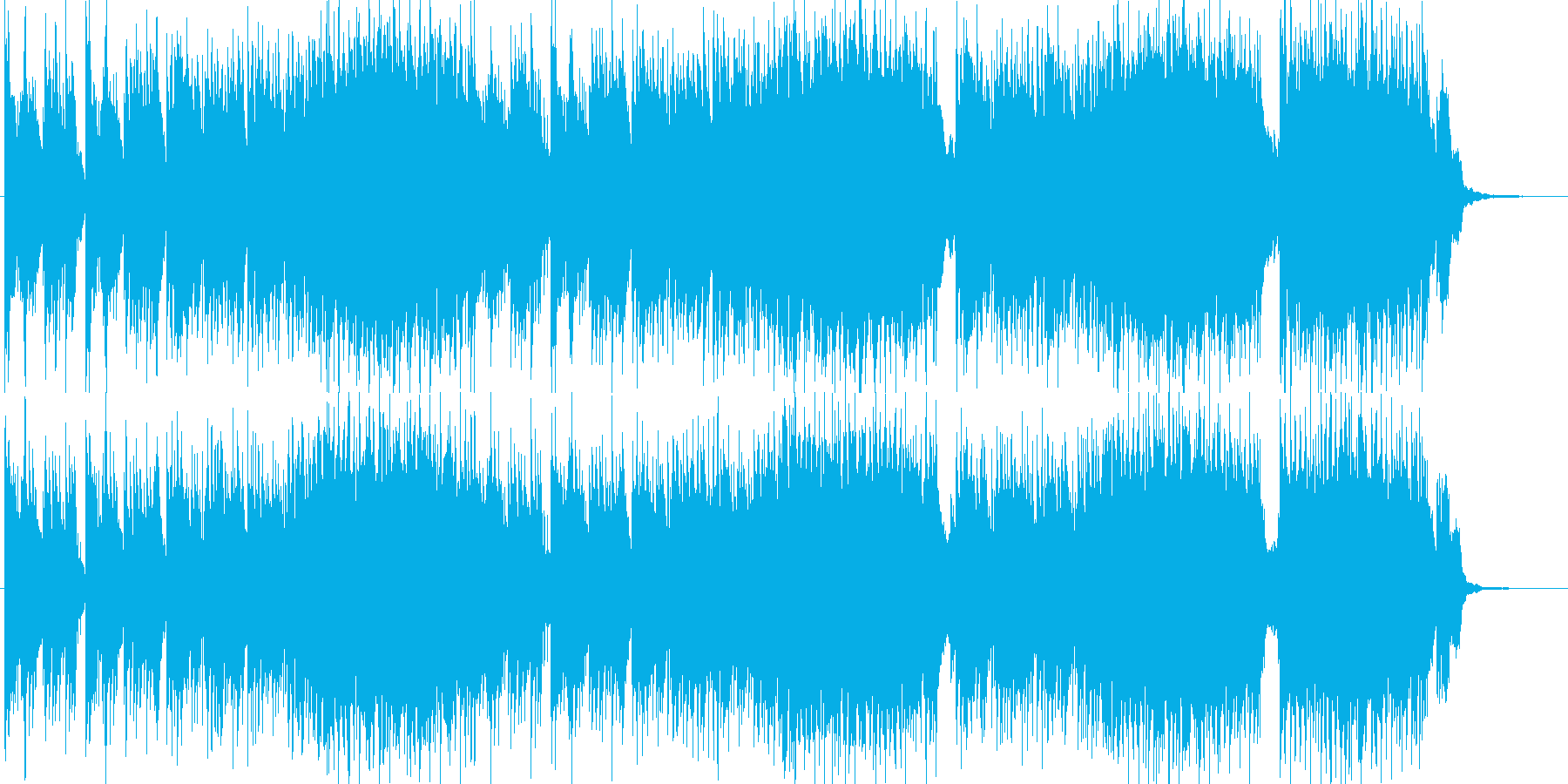 水辺を連想させるピアノ主体ニューエイジの再生済みの波形