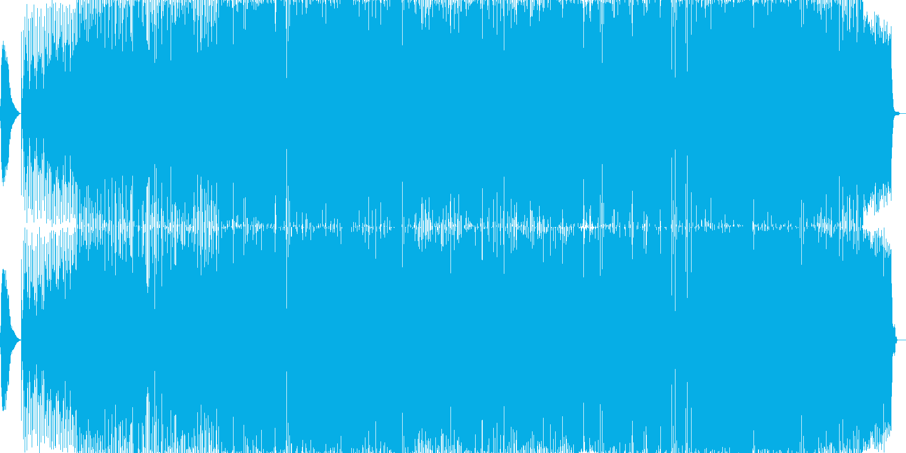静かでゆったりとしたロックバラード曲。の再生済みの波形
