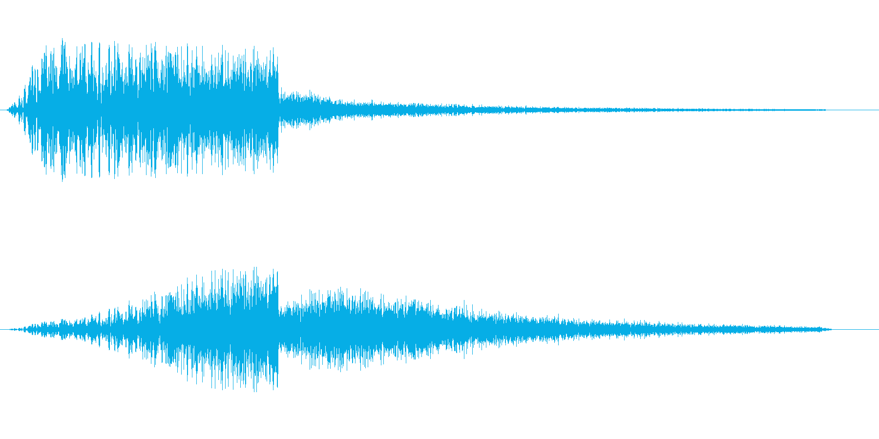 ビュシュイーン(通過音)の再生済みの波形
