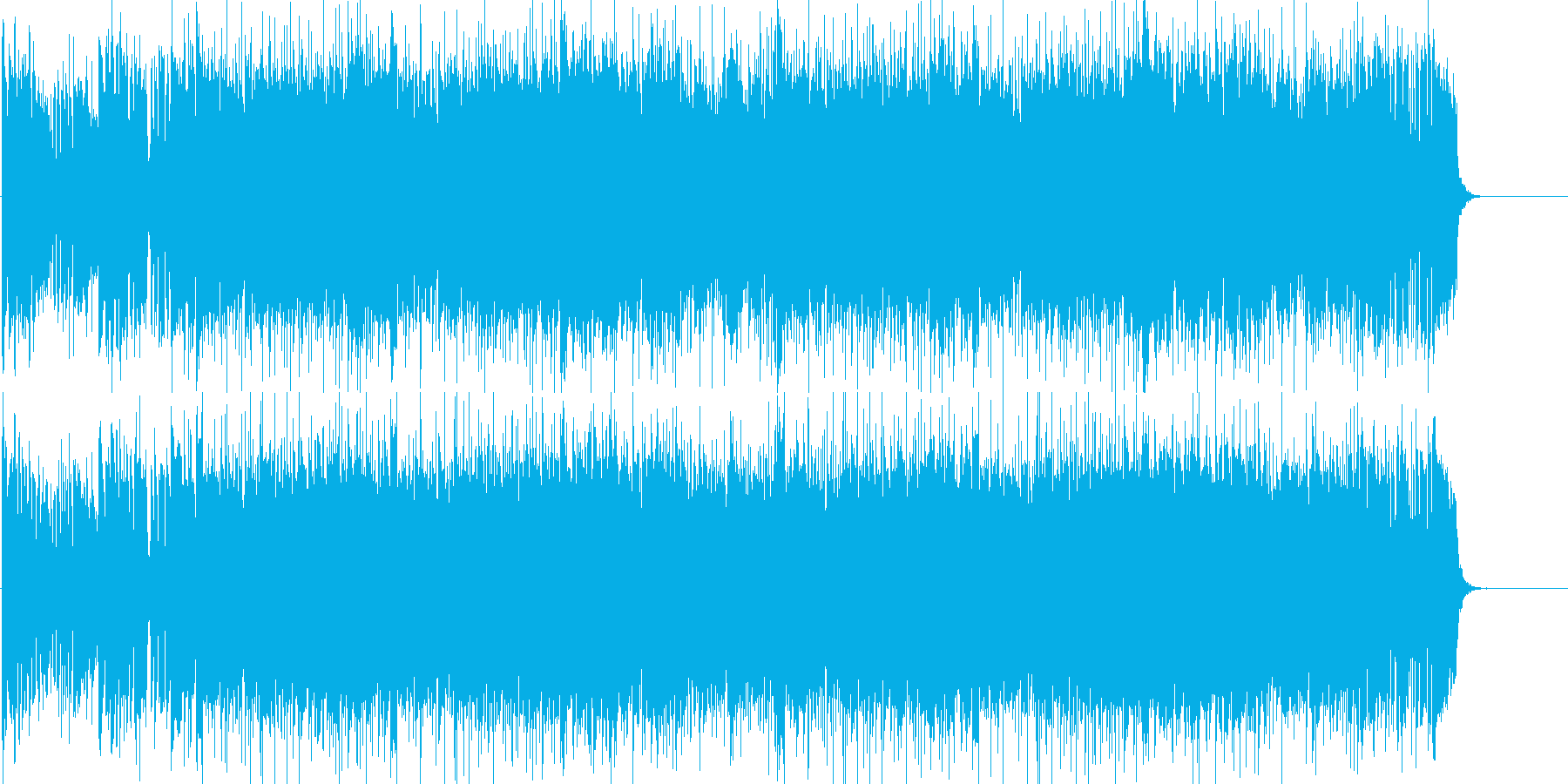 ドライブをイメージした爽やかフュージョンの再生済みの波形